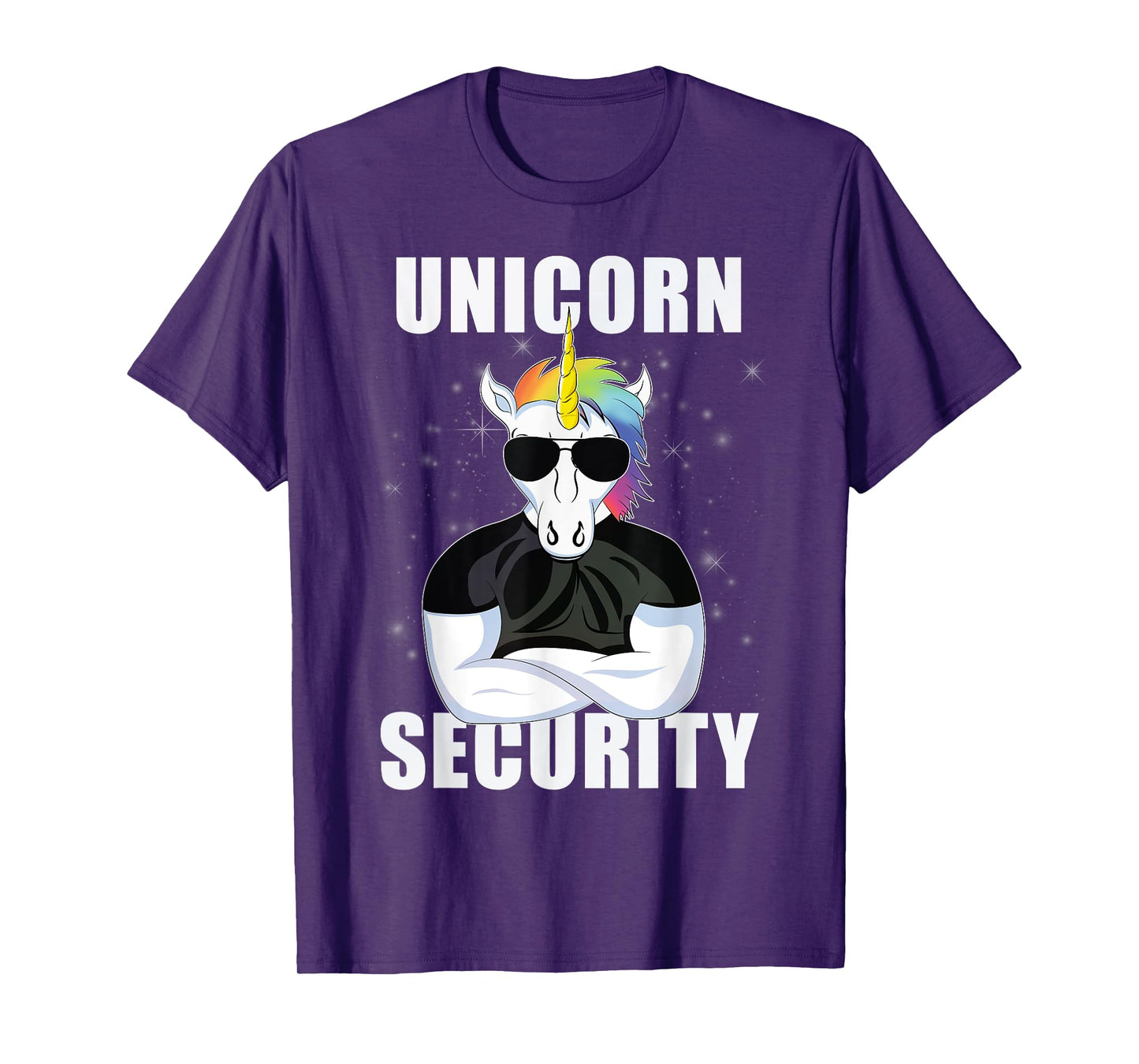 Funny Muscle Unicorn Security, Unicorns Lover Party Gift T-Shirt