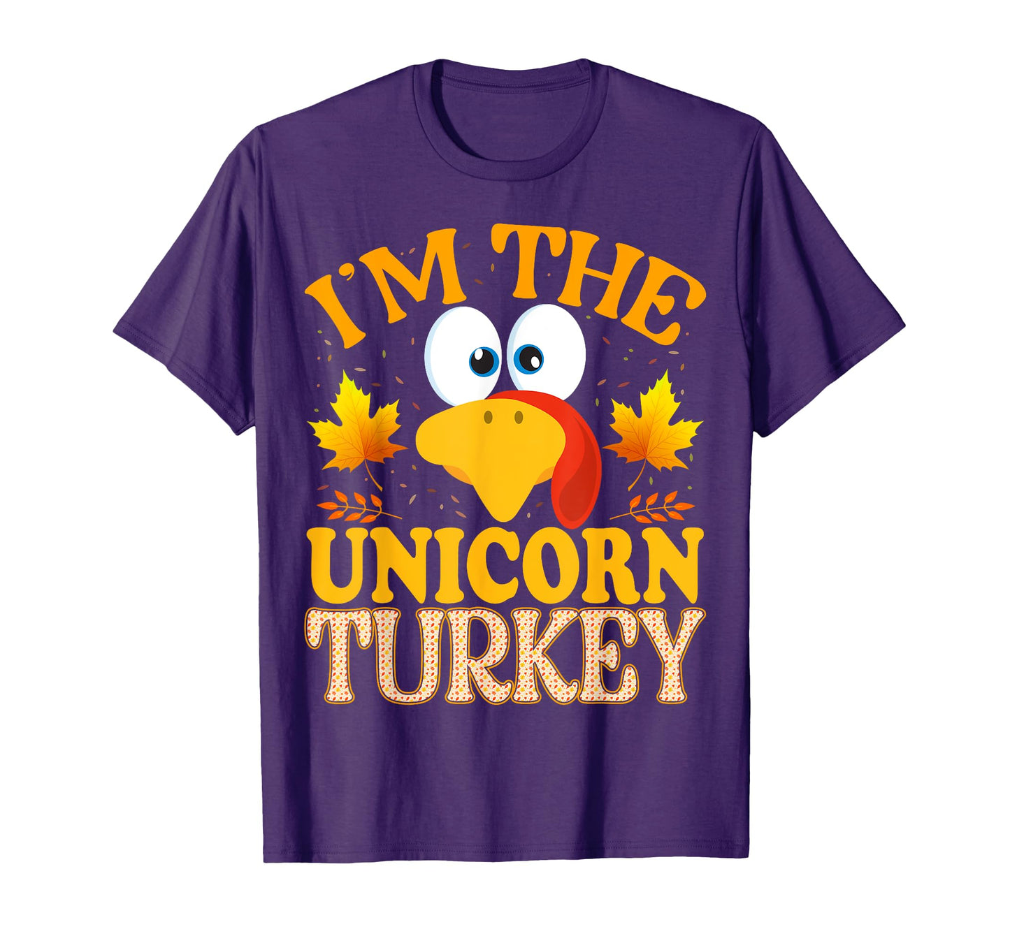Thanksgiving I'm The Unicorn Turkey Matching T-Shirt