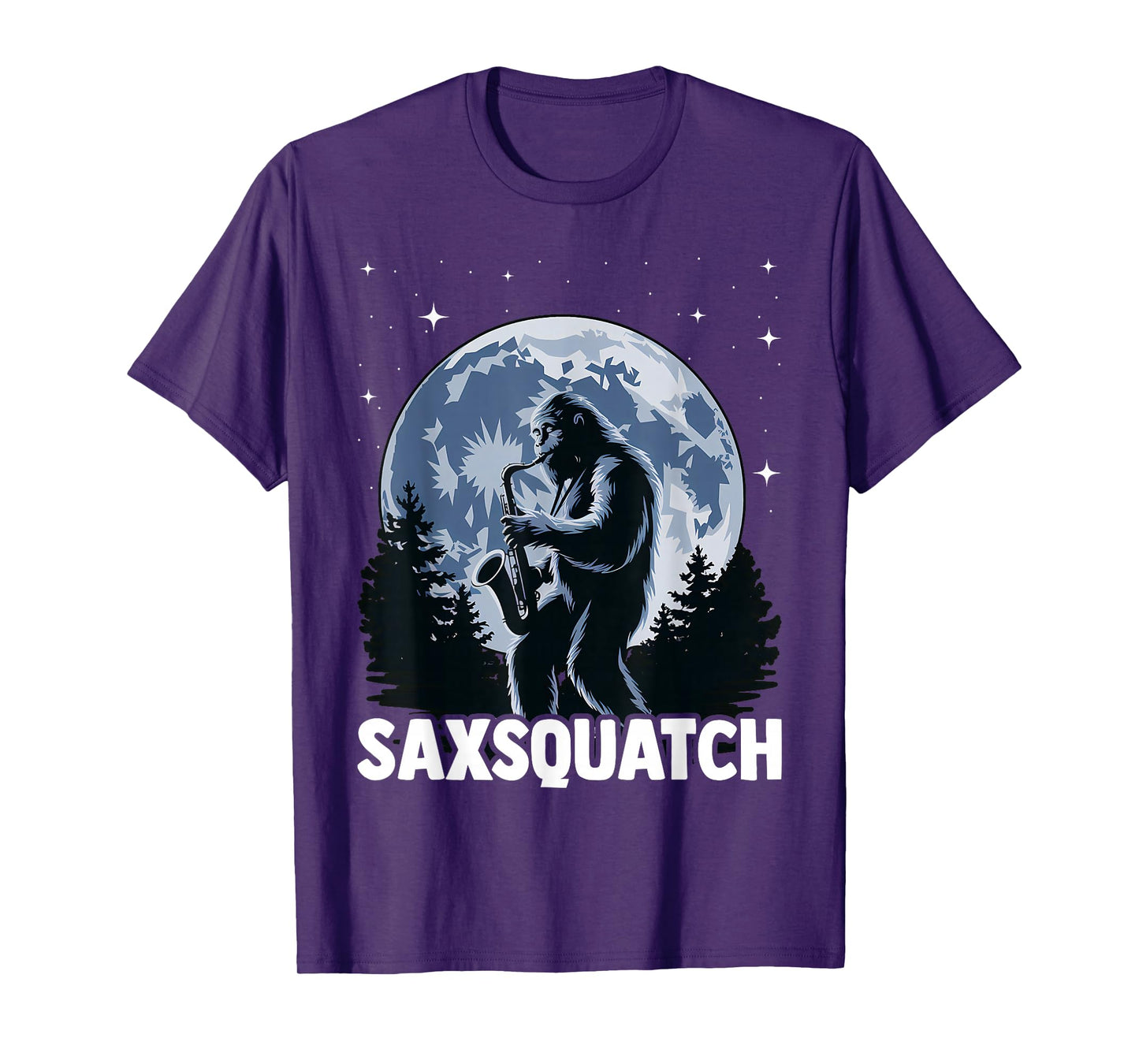 Saxaphone Instrument Players - Bigfoot Sasquatch Saxsquatch T-Shirt