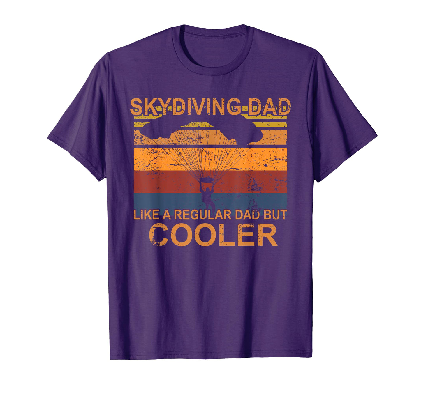 Skydiving father tandem parachute jump skydiver T-Shirt