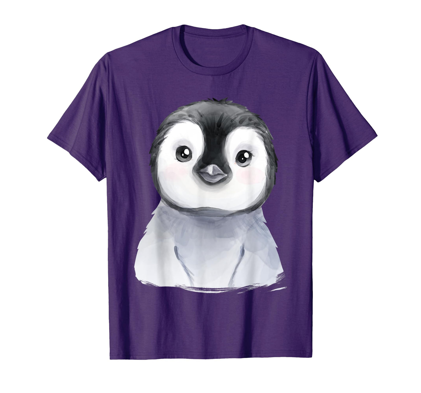 Baby Penguin Chick Watercolor T-Shirt