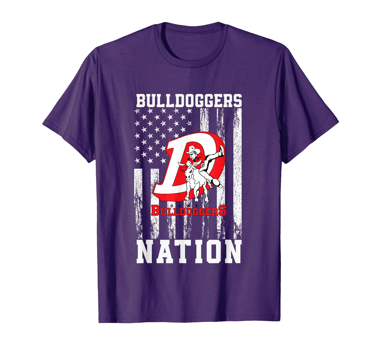 Dewey Bulldoggers Logo Nation HS T-Shirt