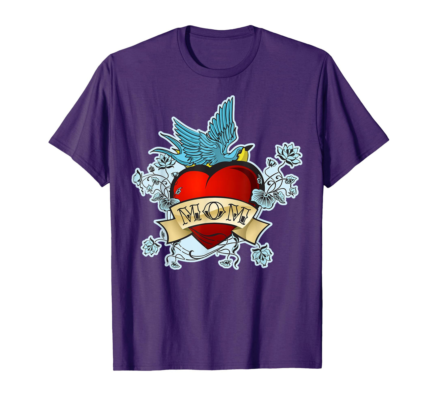 Mom Tattoo Heart T-shirt T-Shirt