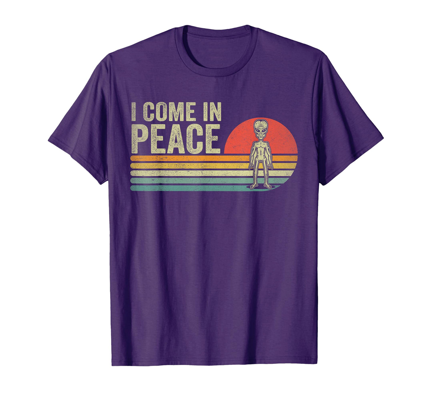 I Come In Peace im Peace Matching Couples Alien T-Shirt