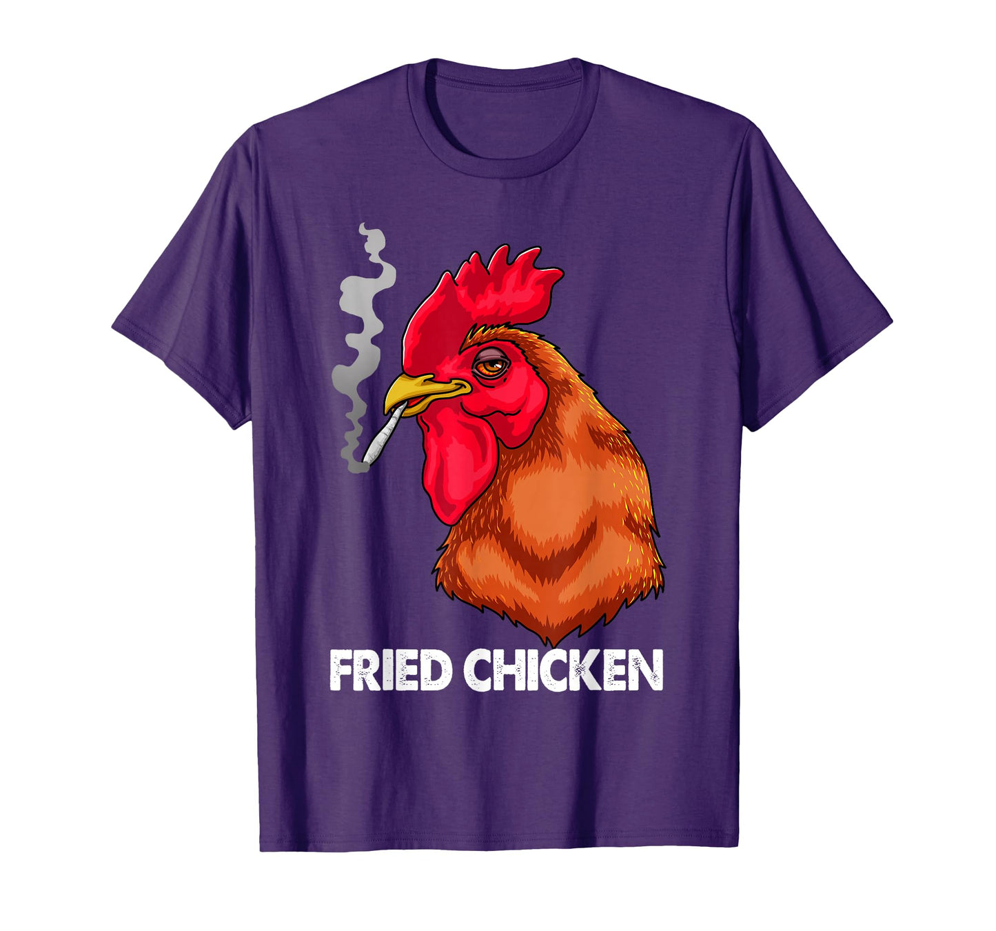Funny Fried Smoking Chicken Tee Shirt Flock Boss Women T-Shirt