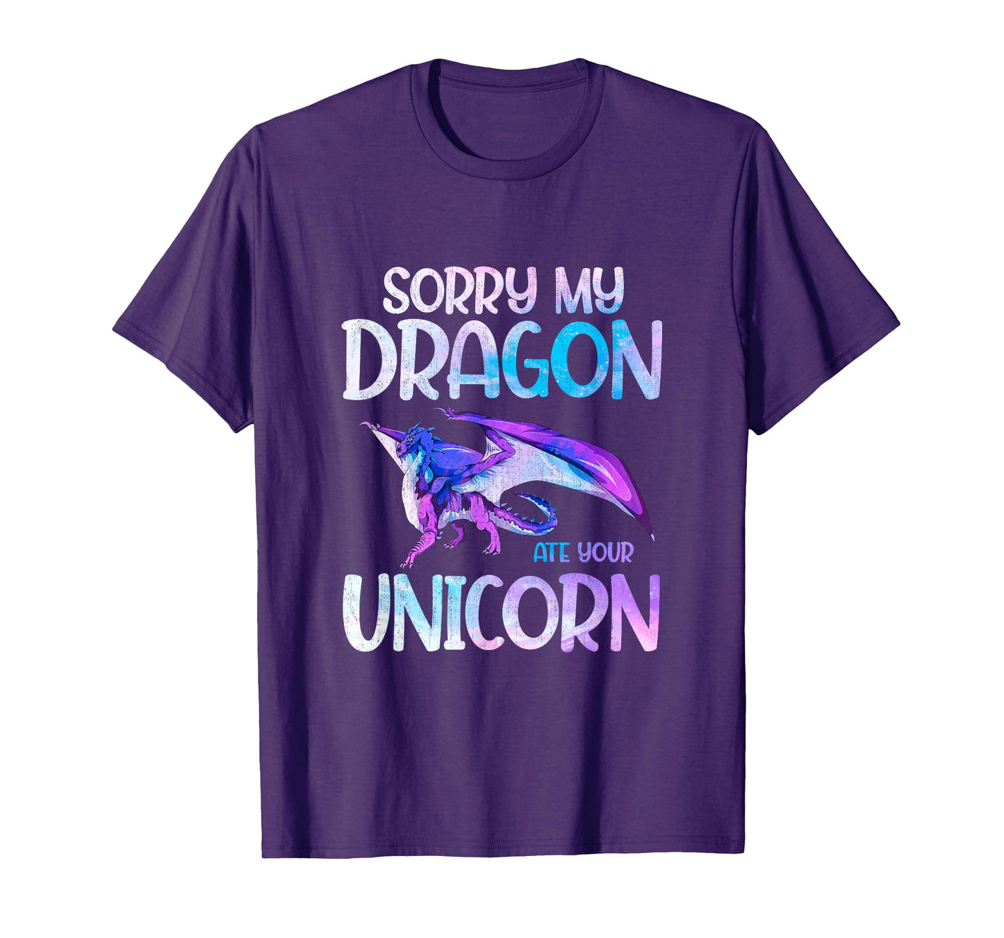 Sorry My Dragon Ate Your Unicorn Dragon T-Shirt