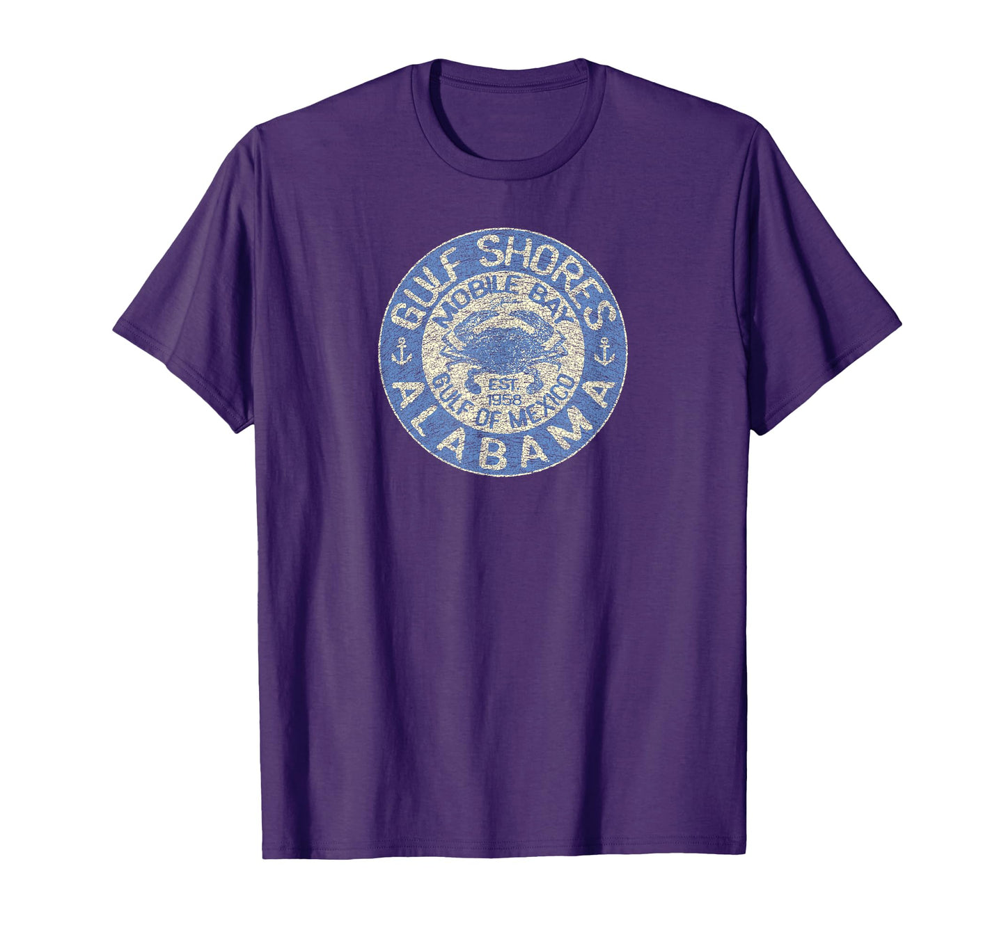 JCombs: Gulf Shores, AL, with Blue Crab T-Shirt