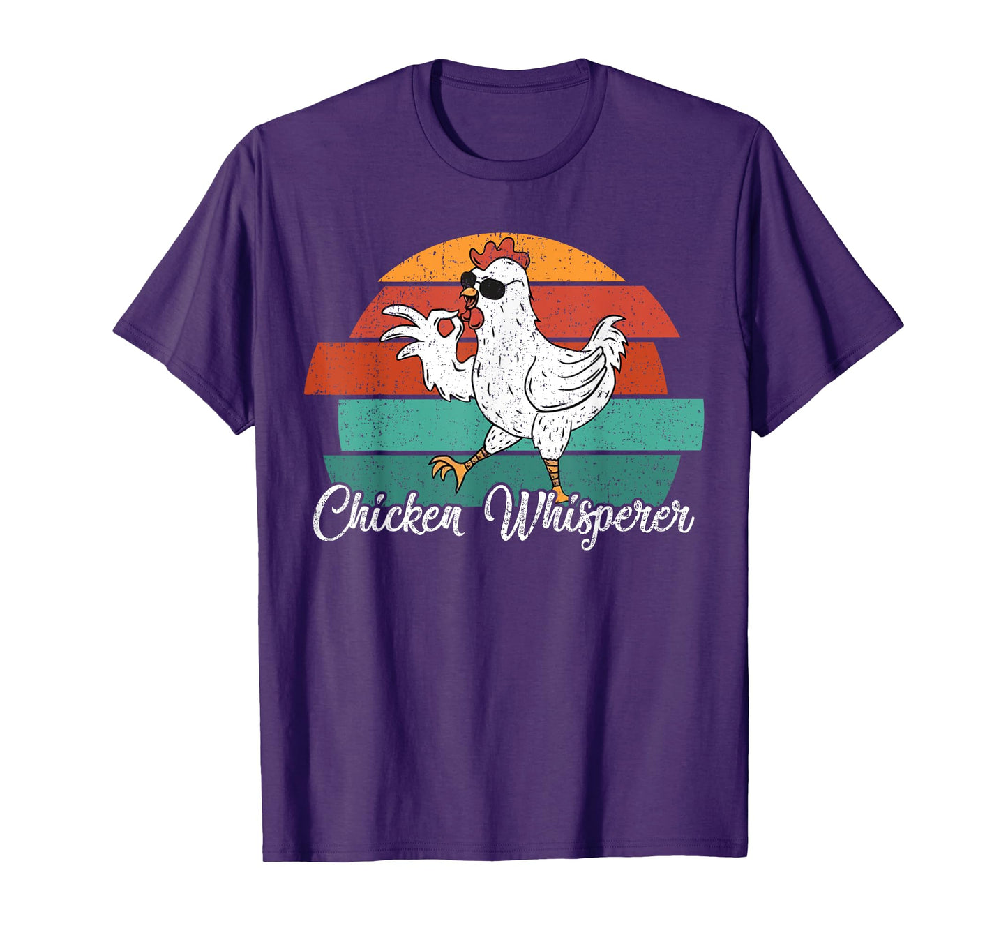 Chicken Whisperer Retro Chickens Lover Farming Farmer Gifts T-Shirt