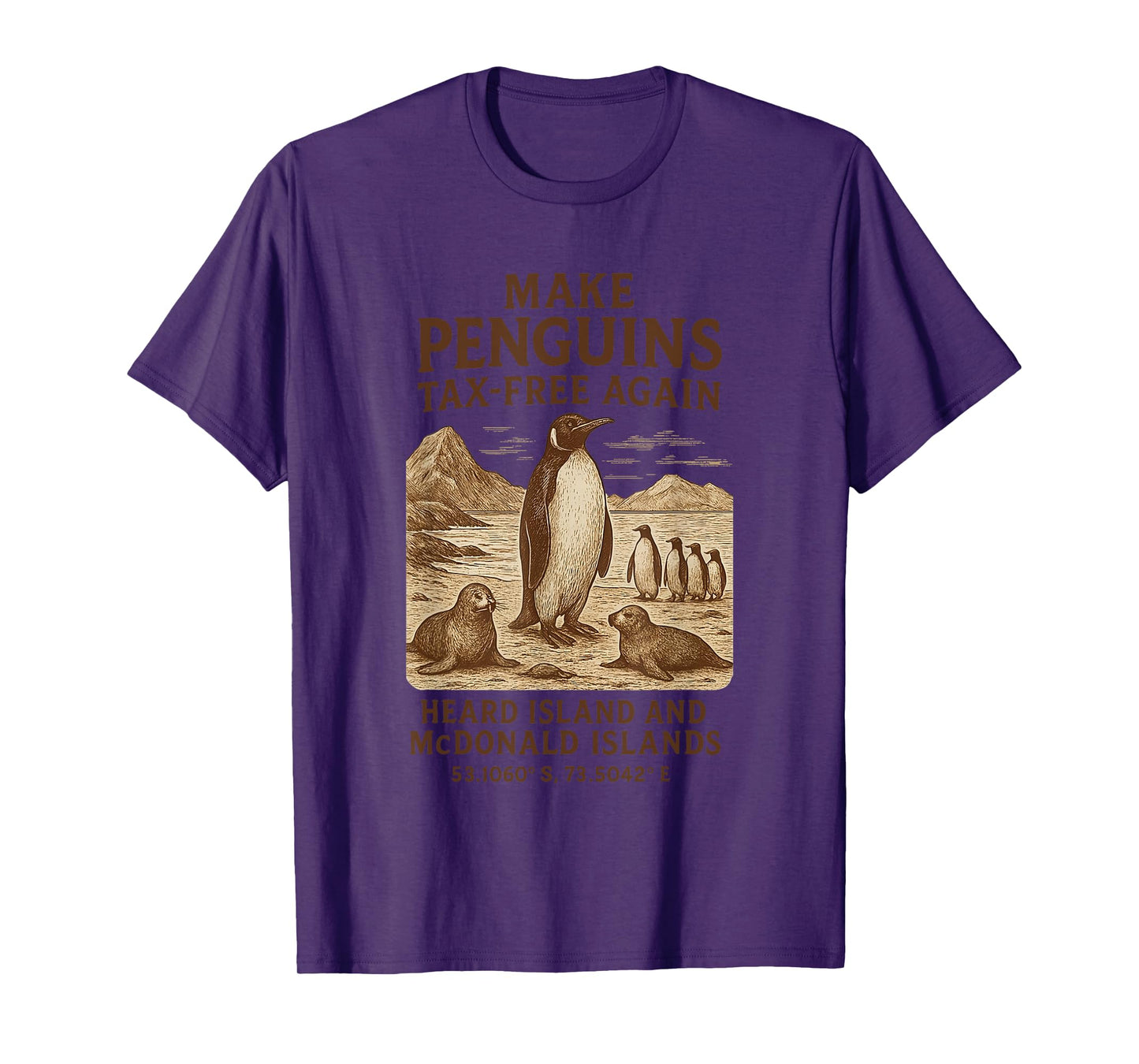 Make Penguin Tax Free Again - Resist Penguins Against Trump T-Shirt