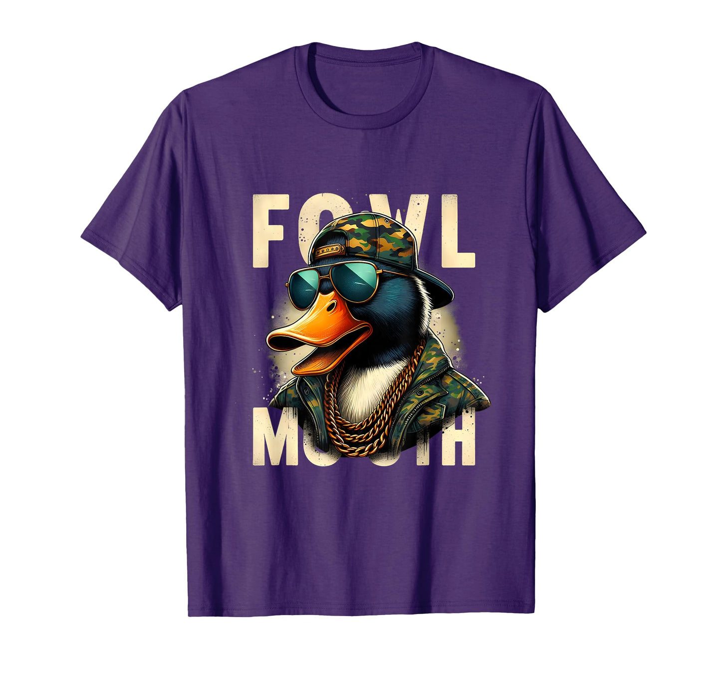 Hunter Fowl Mouth Duck Hunting Goose Hunt Funny Duck T-Shirt