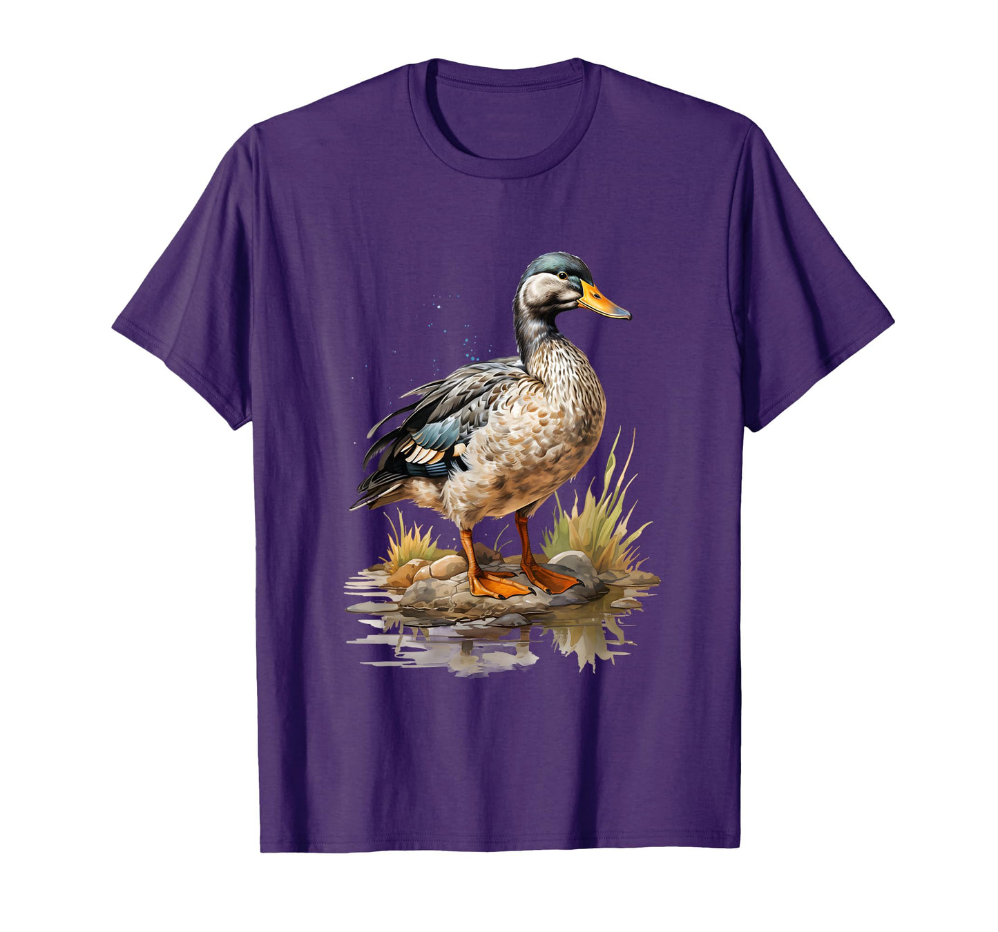 Mallard Duck Gift Realistic Nature Fleeting T-Shirt