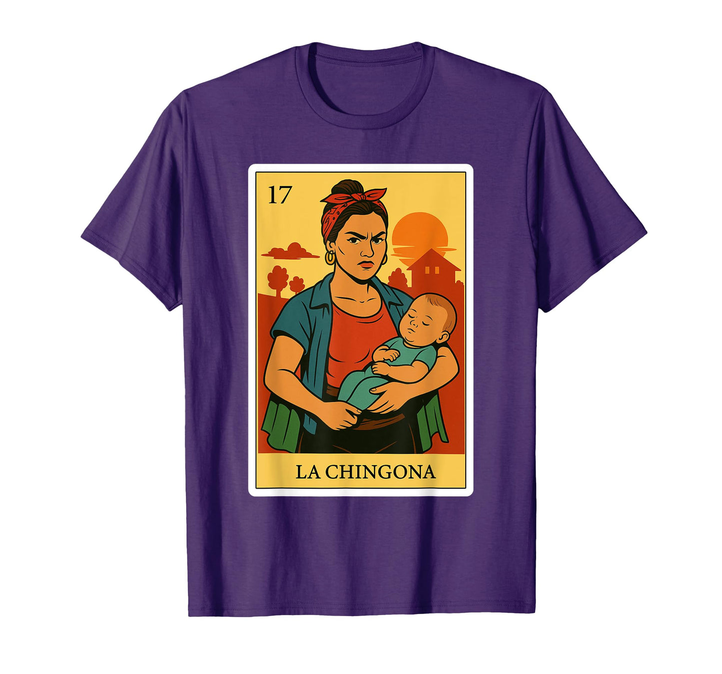 La Chingona Madre Funny Spanish-Mexican Bingo Gift for Women T-Shirt