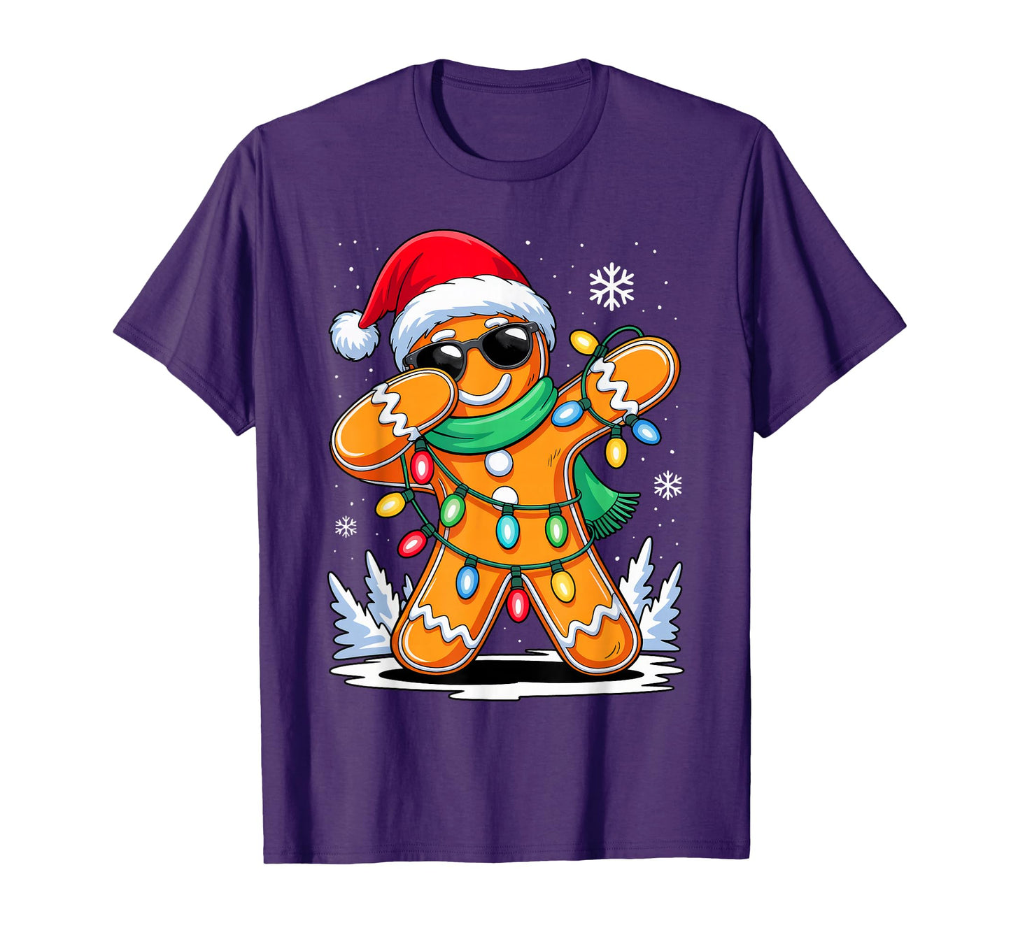 Dabbing Gingerbread Christmas Boys Girls Kids Funny Xmas Dab T-Shirt