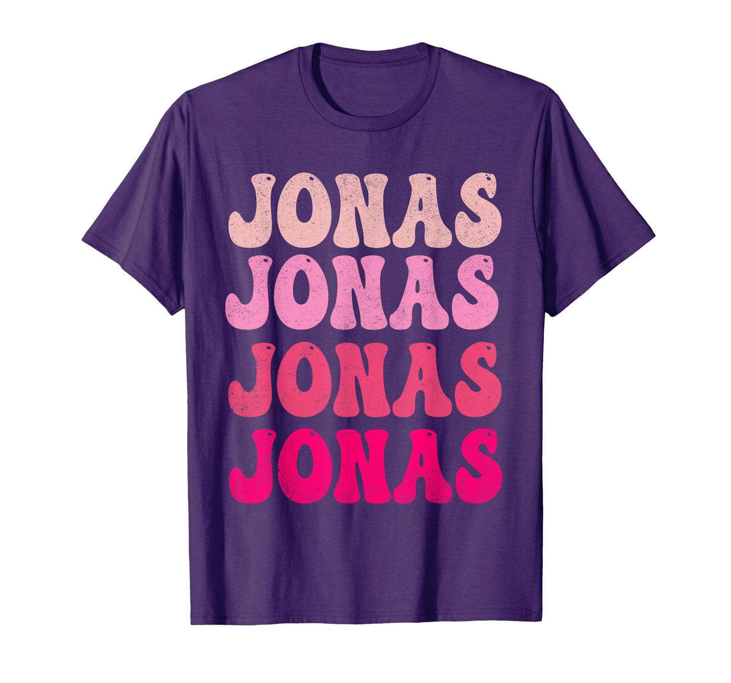 Groovy Jonas First Name Personalized I Love Jonas Tees Meme T-Shirt