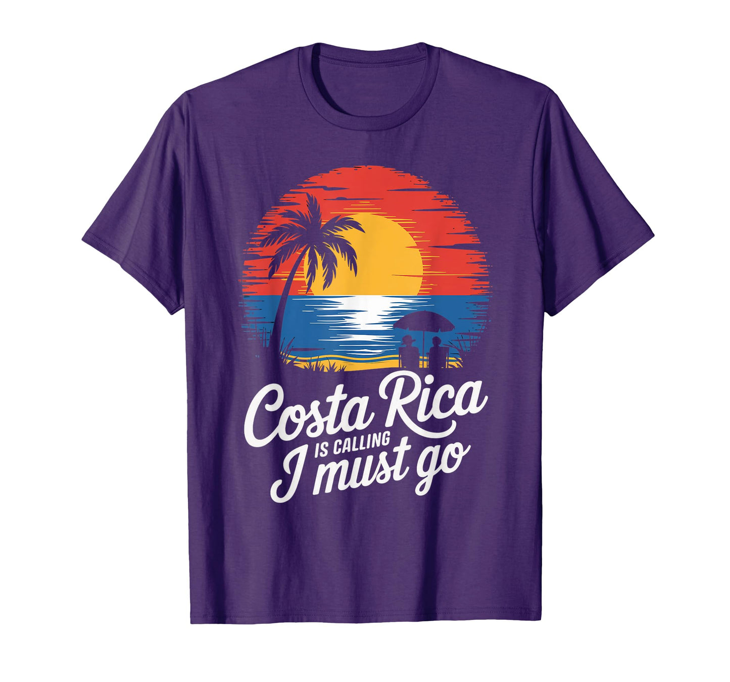 Costa Rica Is Calling Vacation Tropical Pura Vida Costa Rica T-Shirt