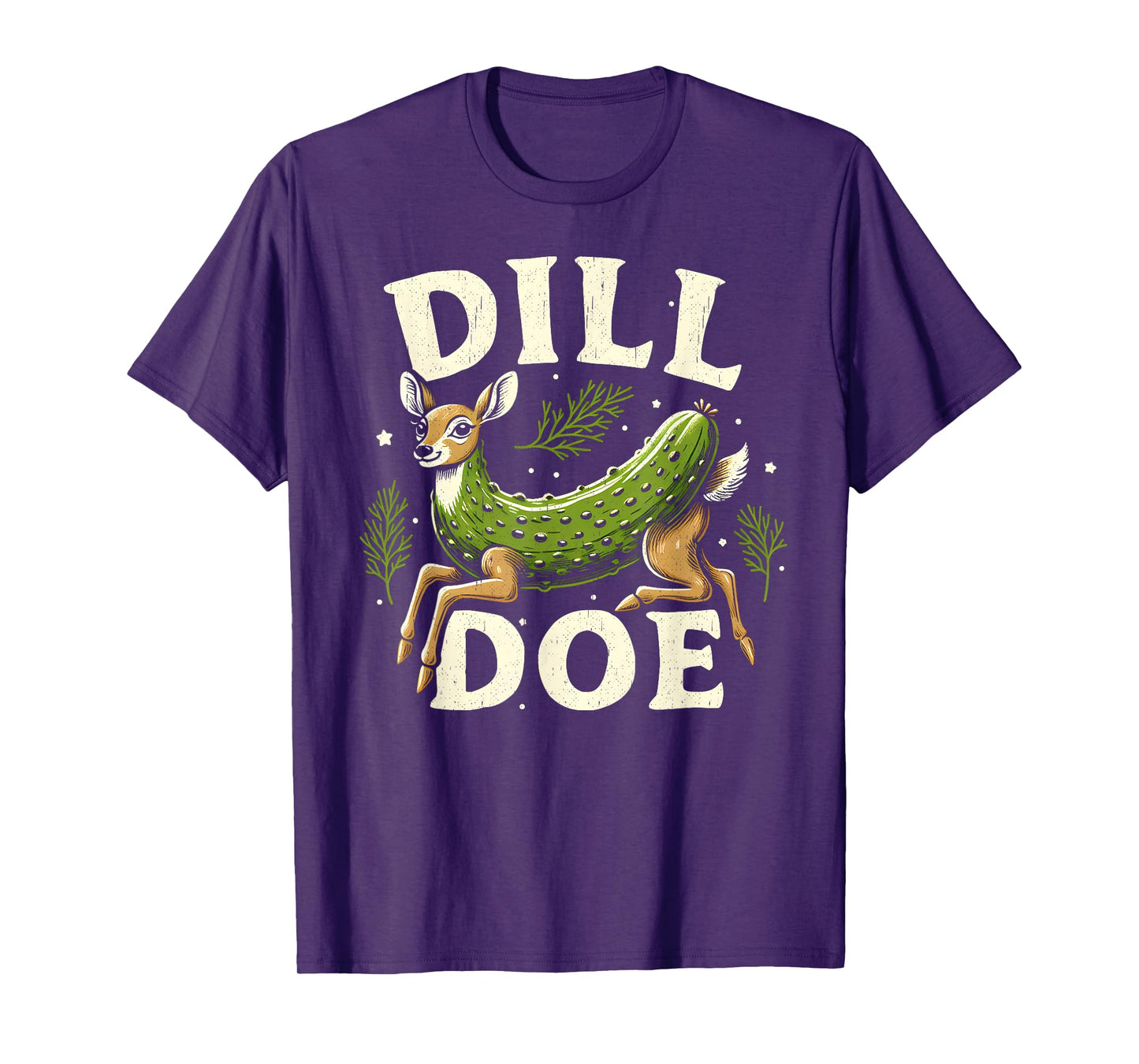 Dill Doe Funny Deer Pickle T-Shirt