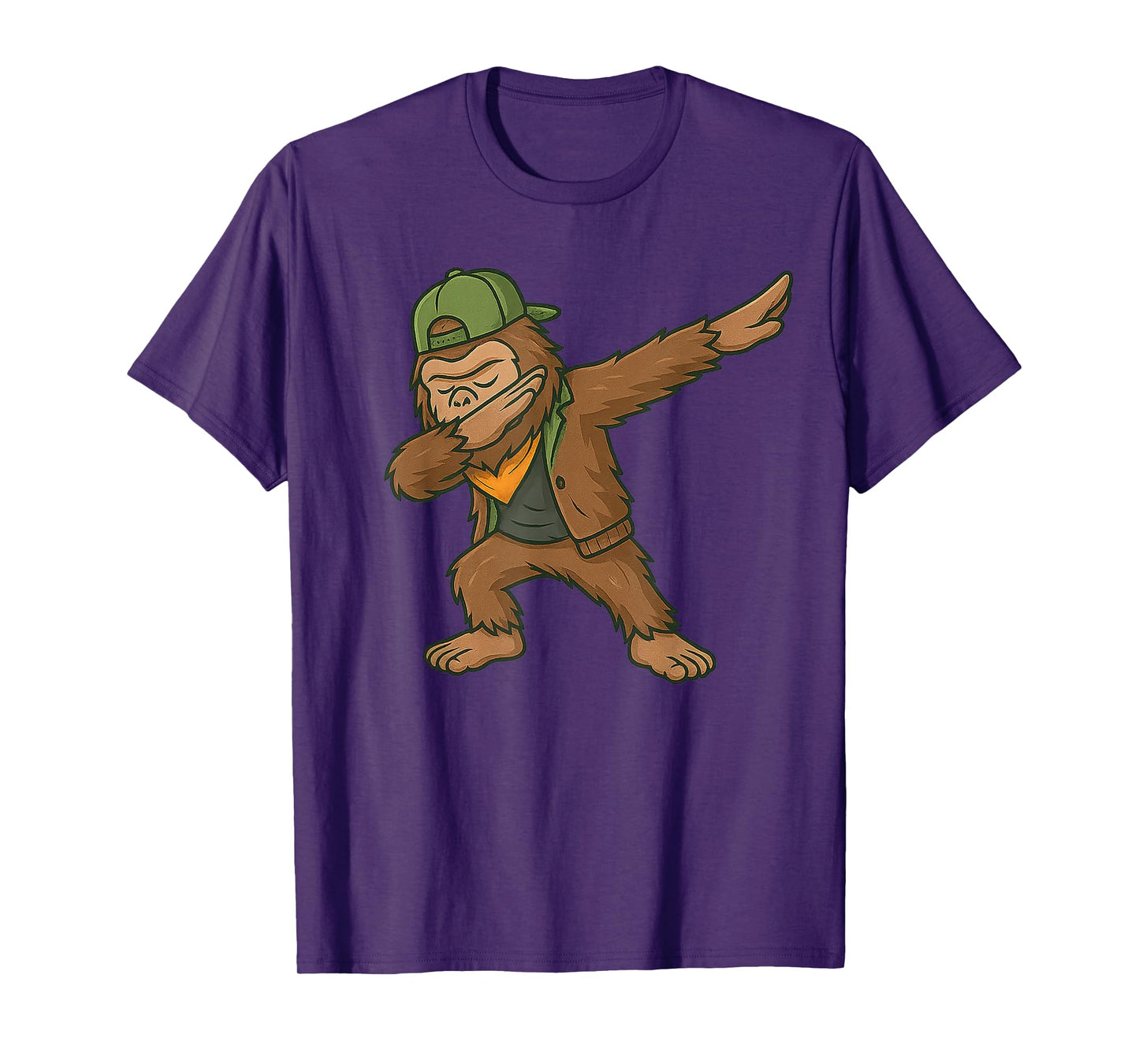 Bigfoot Dab Sasquatch Streetwear Funny Gifts Men Women Kid T-Shirt