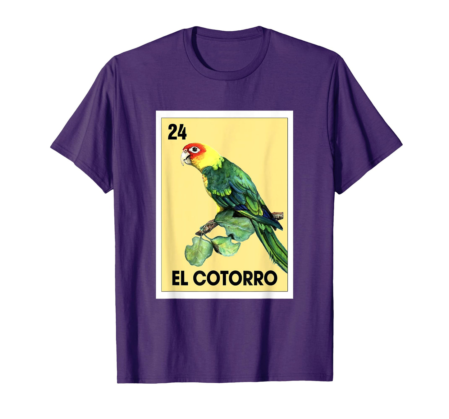 El Cotorro Mexican Bingo Card Game The Parrot Parakeet T-Shirt