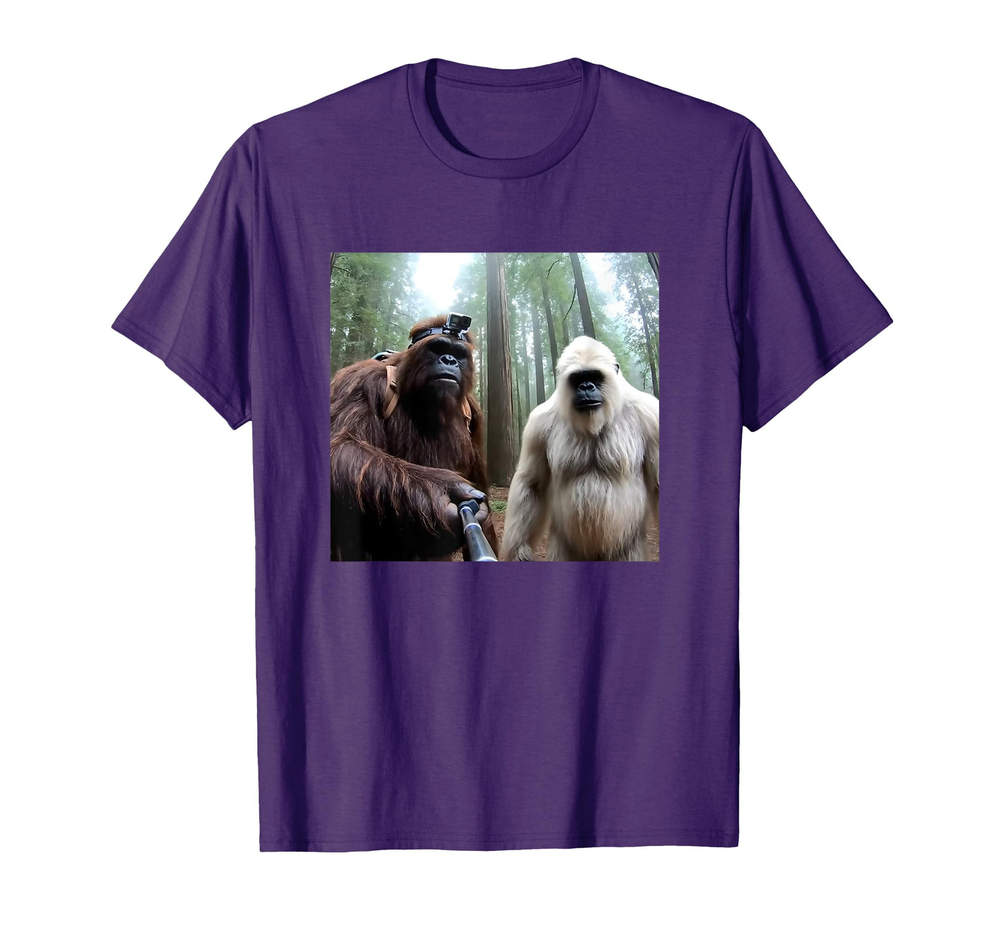Bigfoot & Yeti Funny Sasquatch Bigfoot Vlogs for Hikers T-Shirt