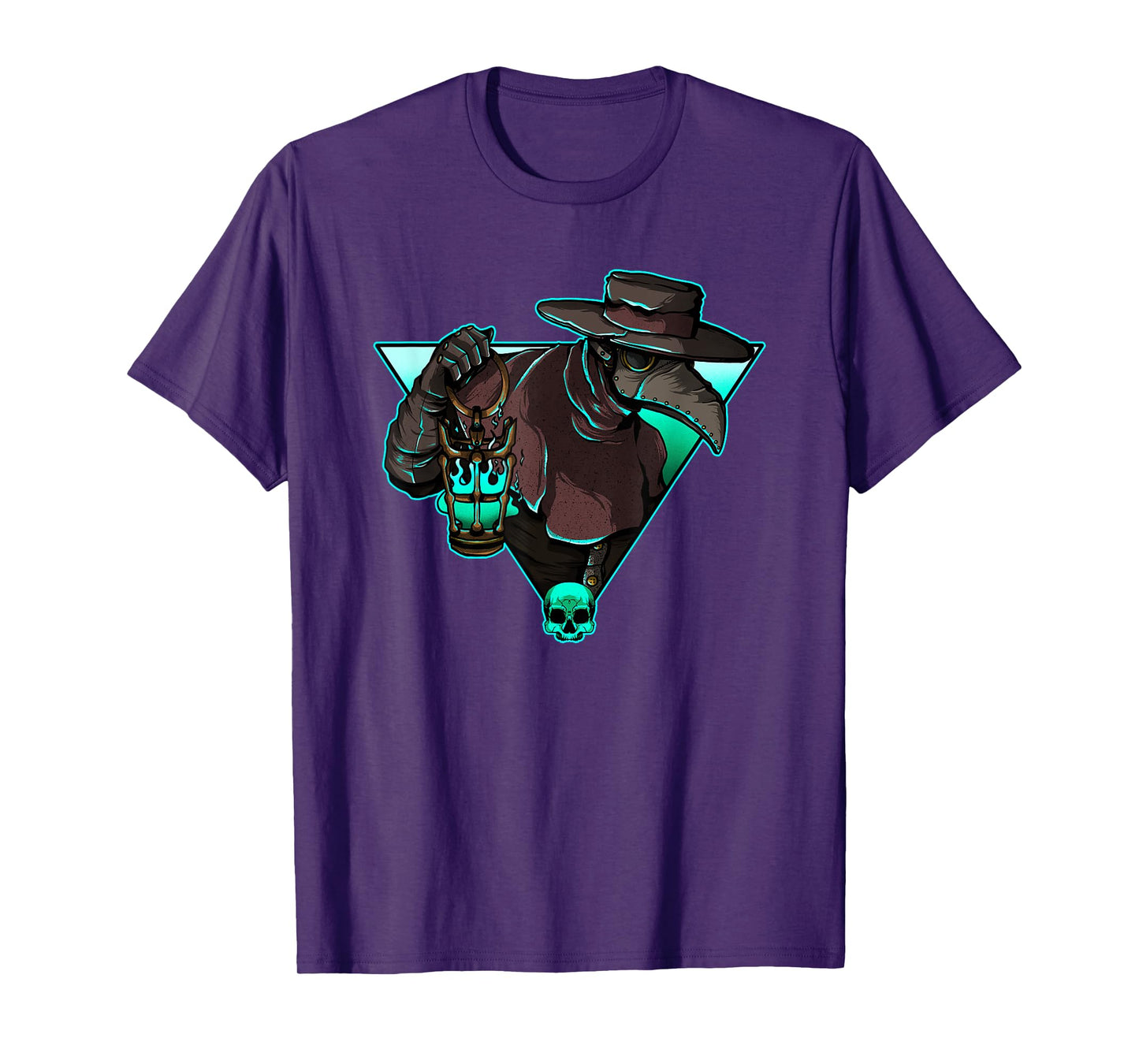 Plague Doctor Medieval Creepy Gothic Raven Steampunk Grunge T-Shirt
