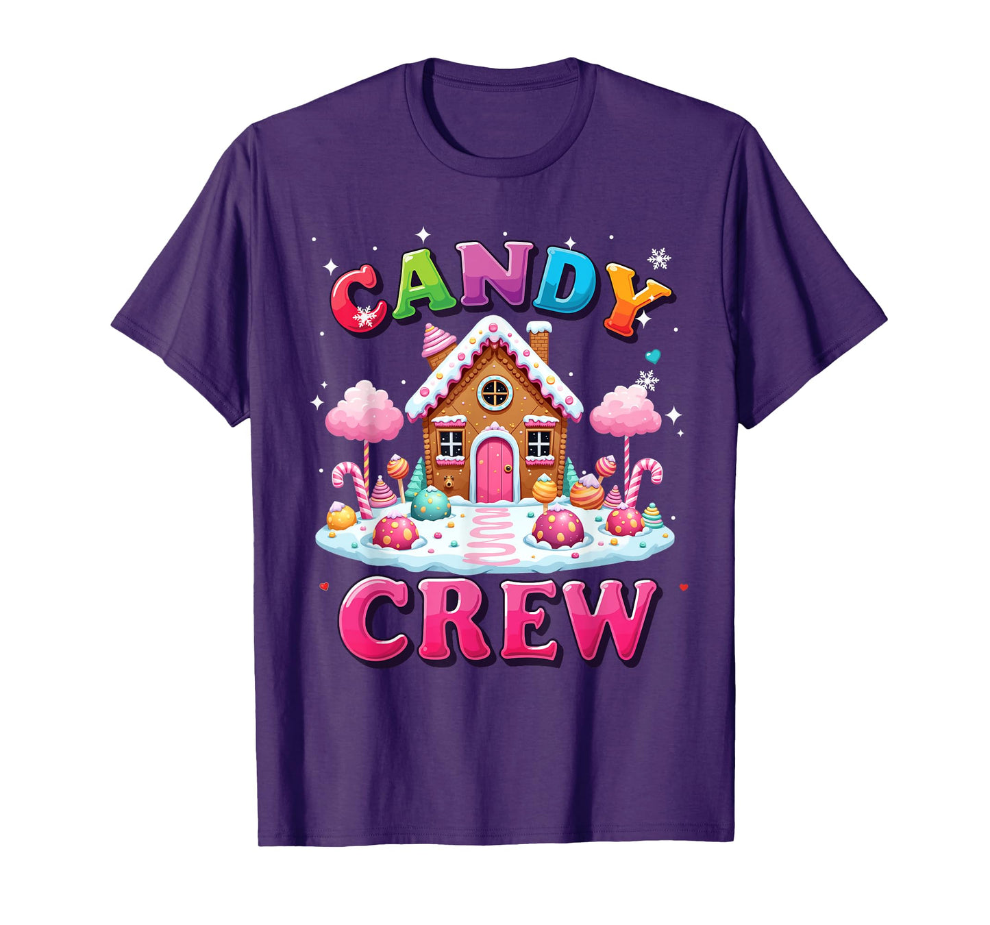 Candy Land Candy Crew Decorations Sweetie Candy Squad Xmas T-Shirt