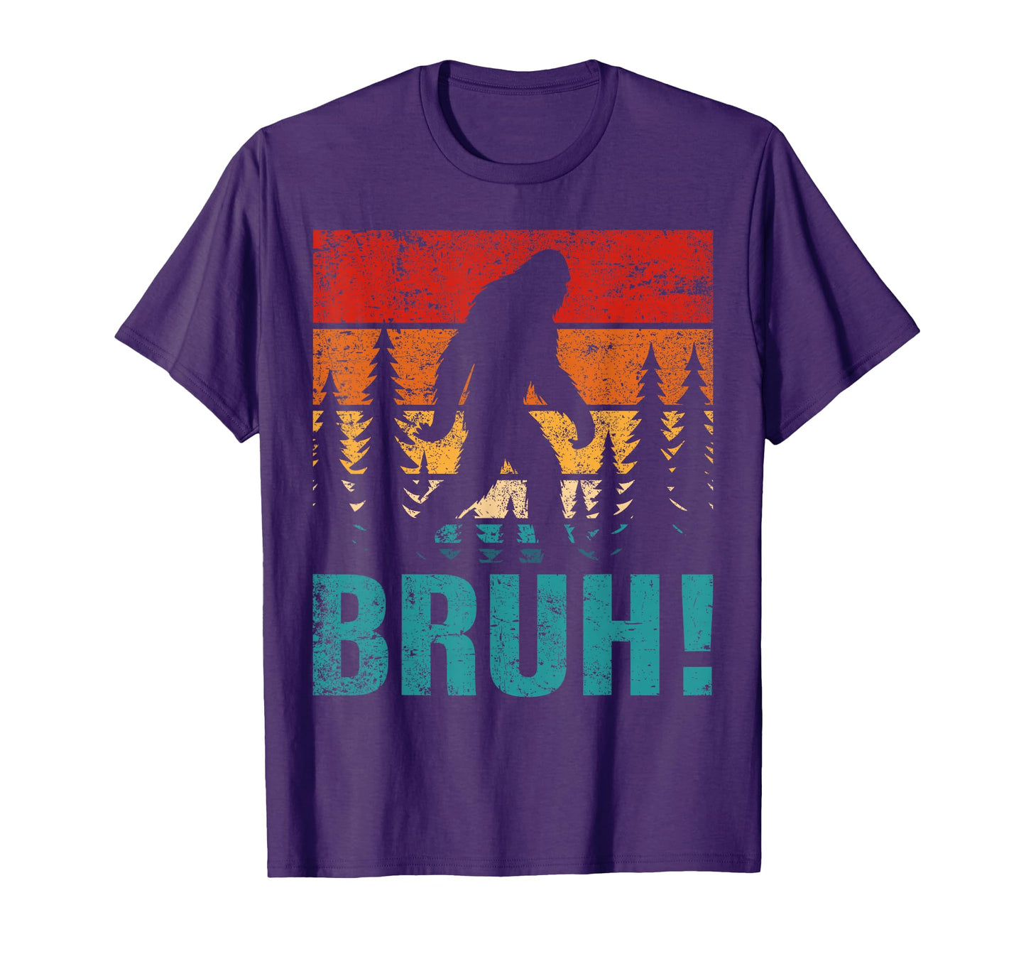 Funny Bigfoot Bruh For Boys Girls Kids Men Women T-Shirt