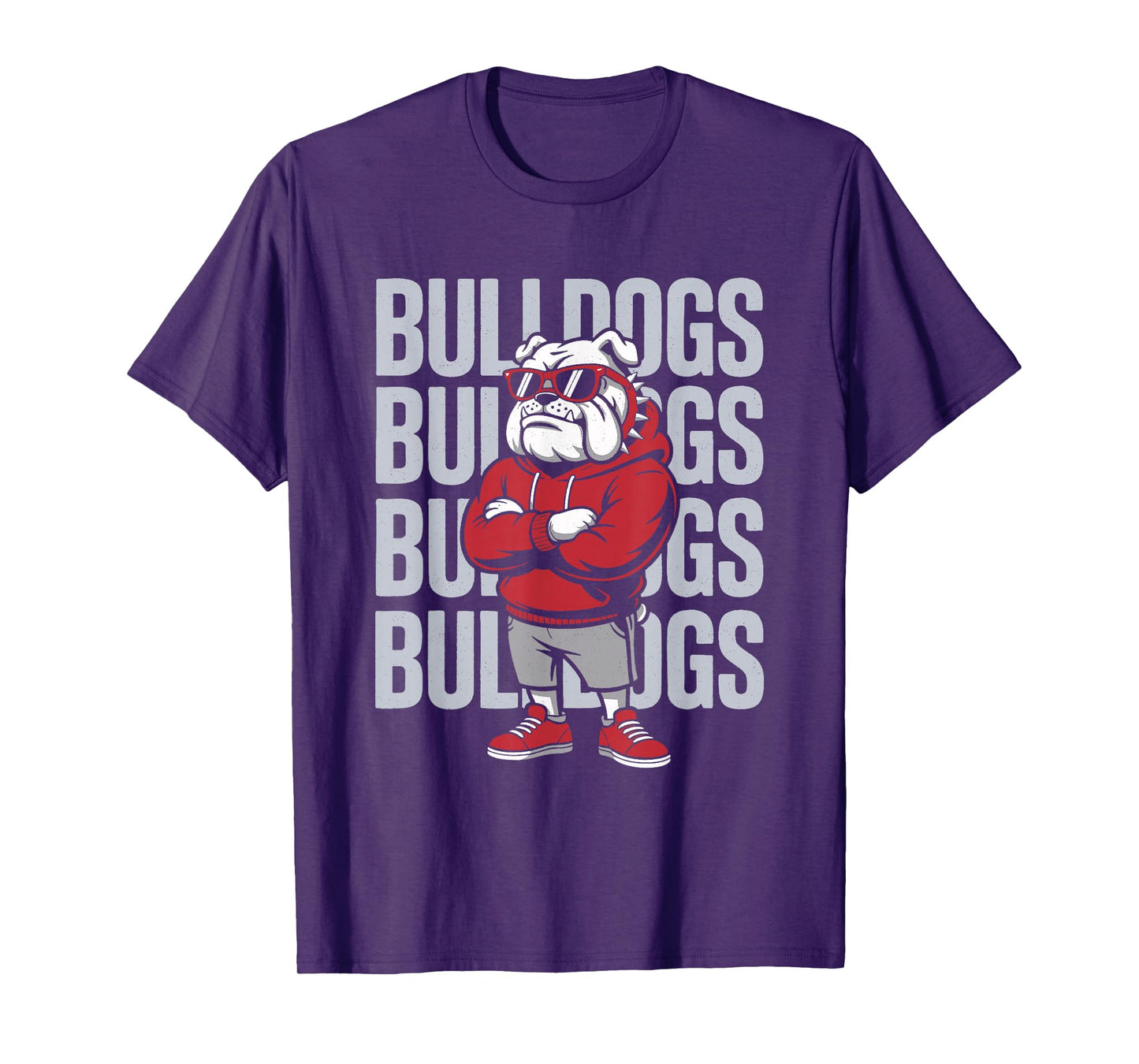 Retro Bulldogs Gift for Men Women Boys Girls Kids T-Shirt