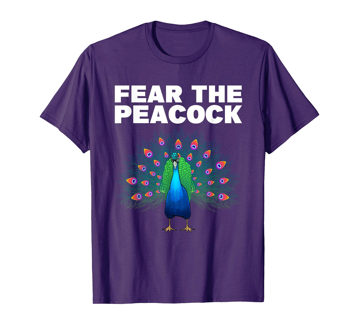 Funny Peacock Art For Men Women Kids Peafowl Peacock Lover T-Shirt