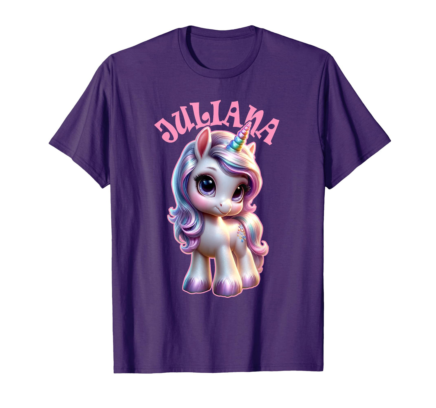 Juliana Cute Unicorn Design for Girls Name Juliana T-Shirt