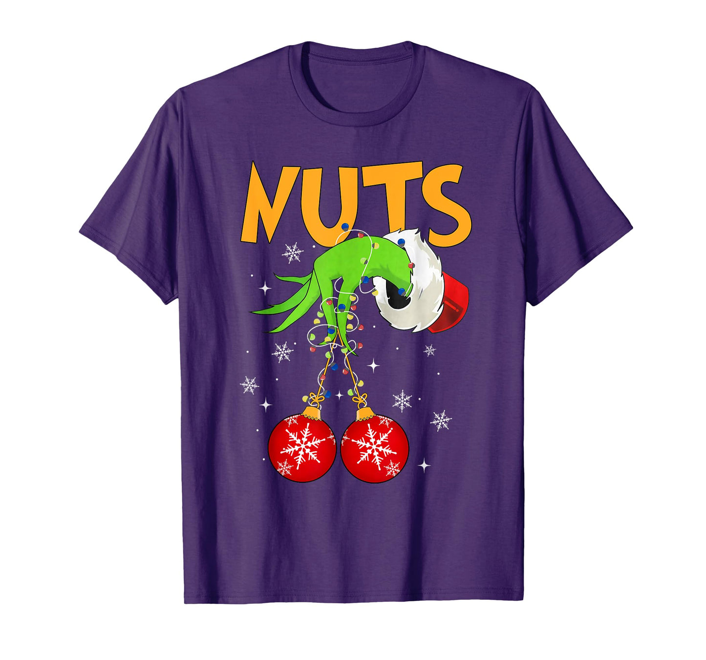 Chest Nuts Matching Chestnuts Christmas Snow Couples Men T-Shirt