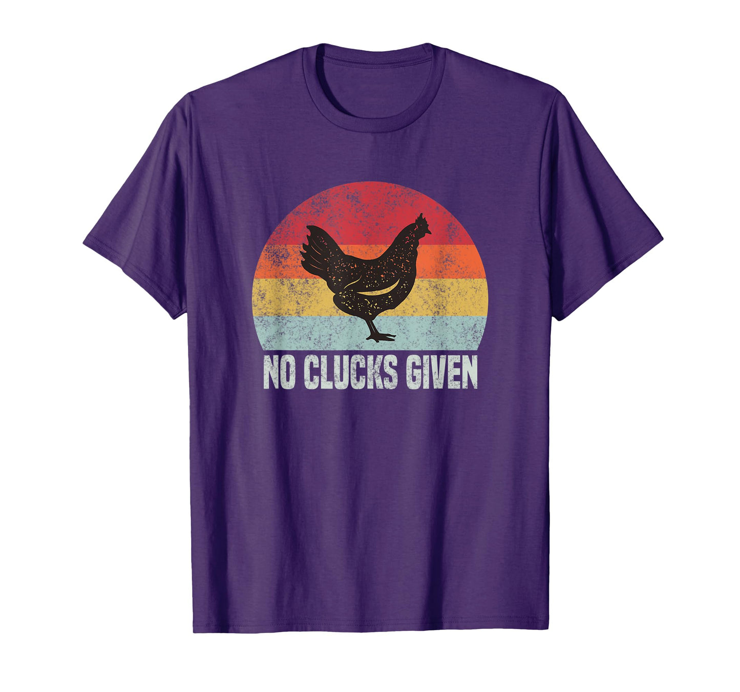 Retro No Clucks Given Funny Chicken Gift T-Shirt