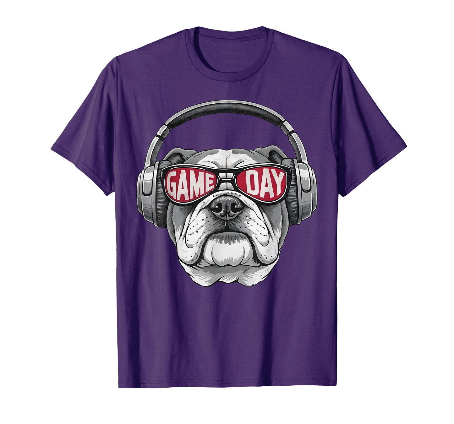Retro Cool Bulldog Name Game Day Gift for Men Women Kid T-Shirt