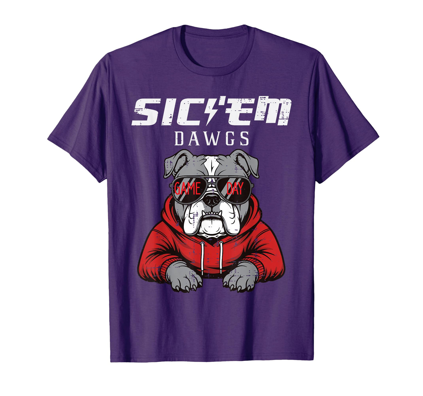 Bulldog Dawgs Women Kids Boys Men Girls Youth Teen T-Shirt