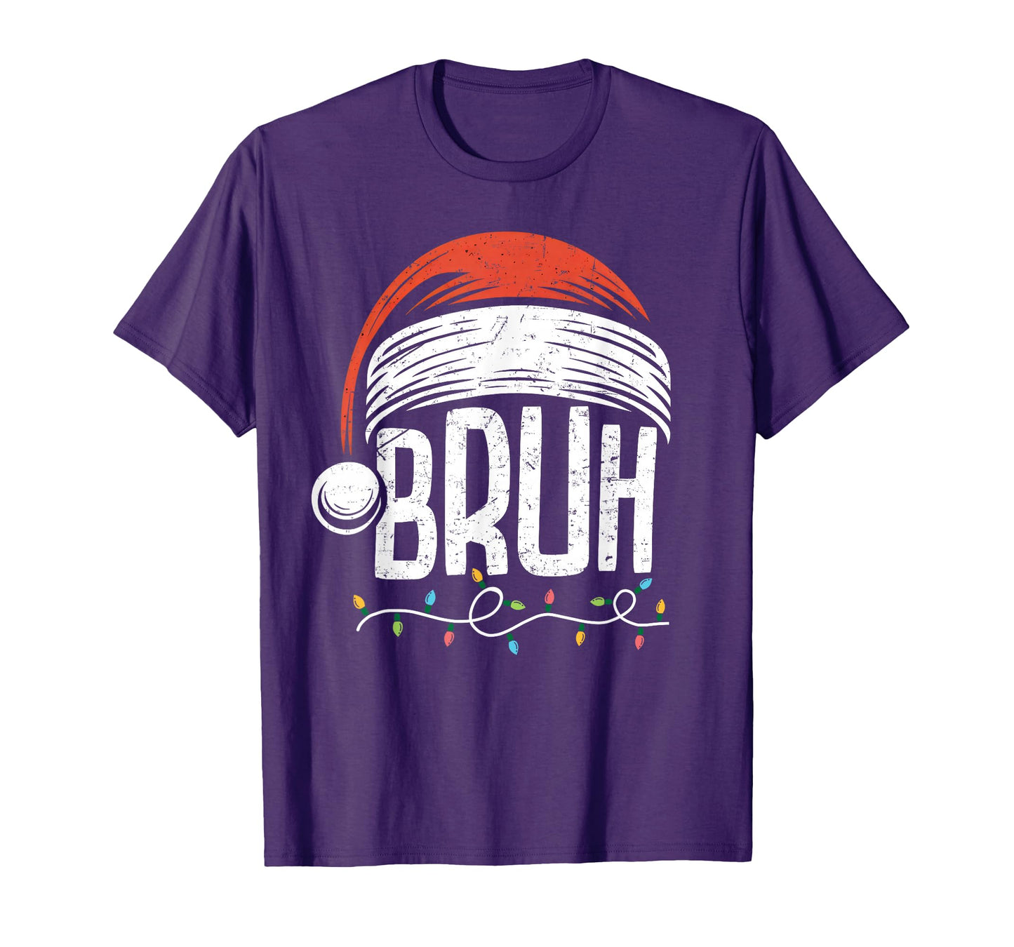 Merry Christmas Bruh Xmas Meme Funny Saying for Boys Men T-Shirt