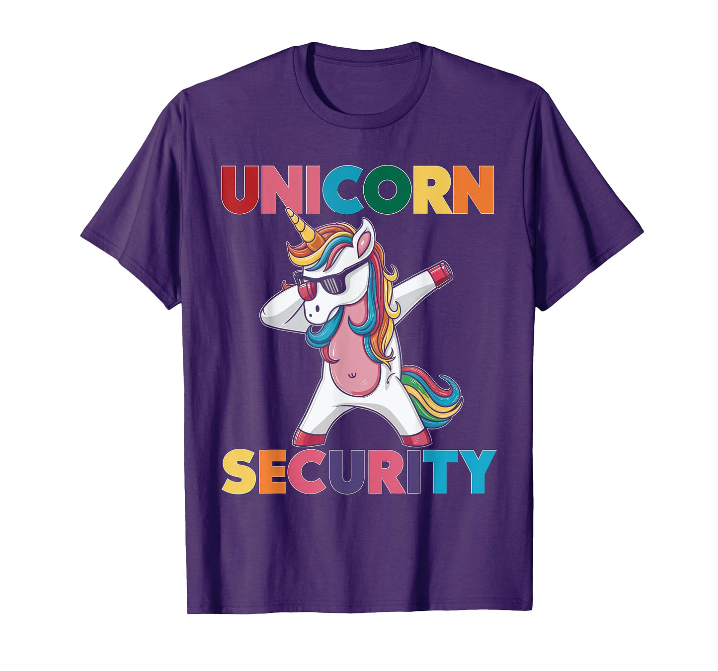 Unicorn Security Unicorn Funny Magical Mythical Charm T-Shirt