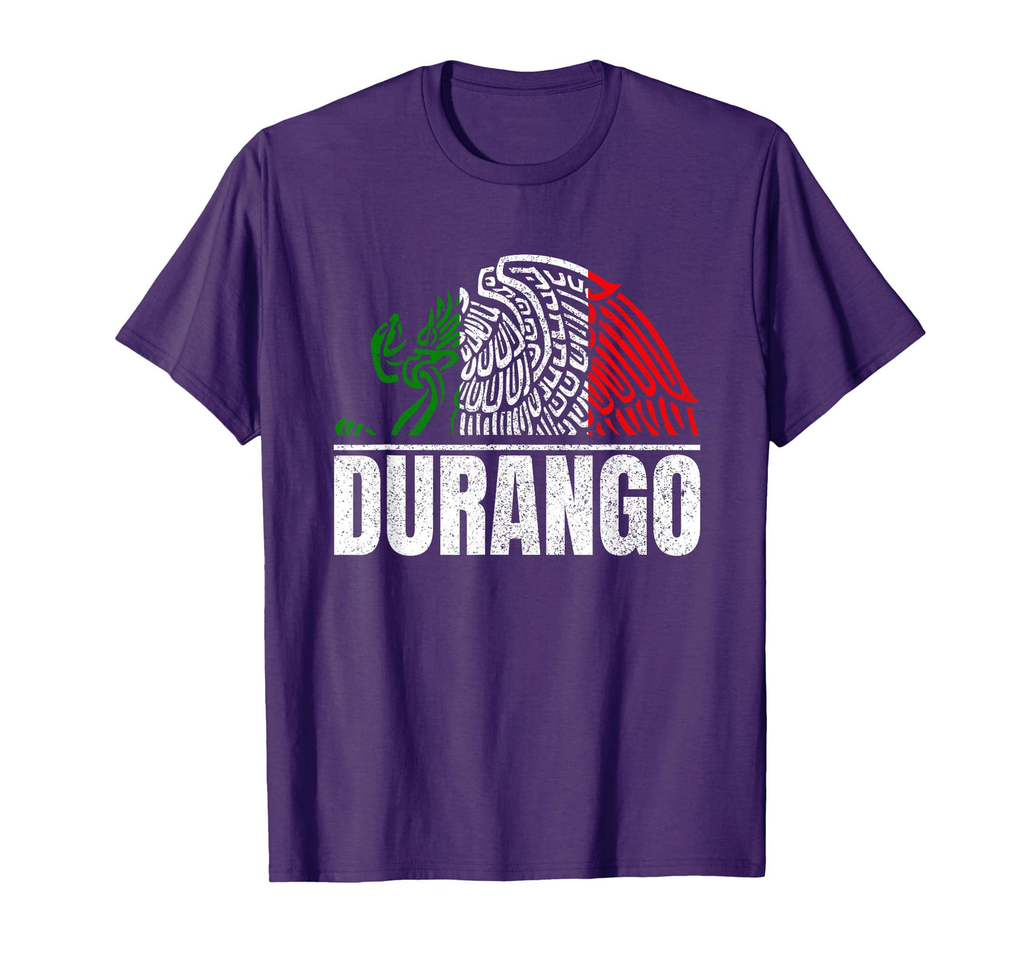 Durango Mexico Bandera Mexicana Y Aguila T-Shirt