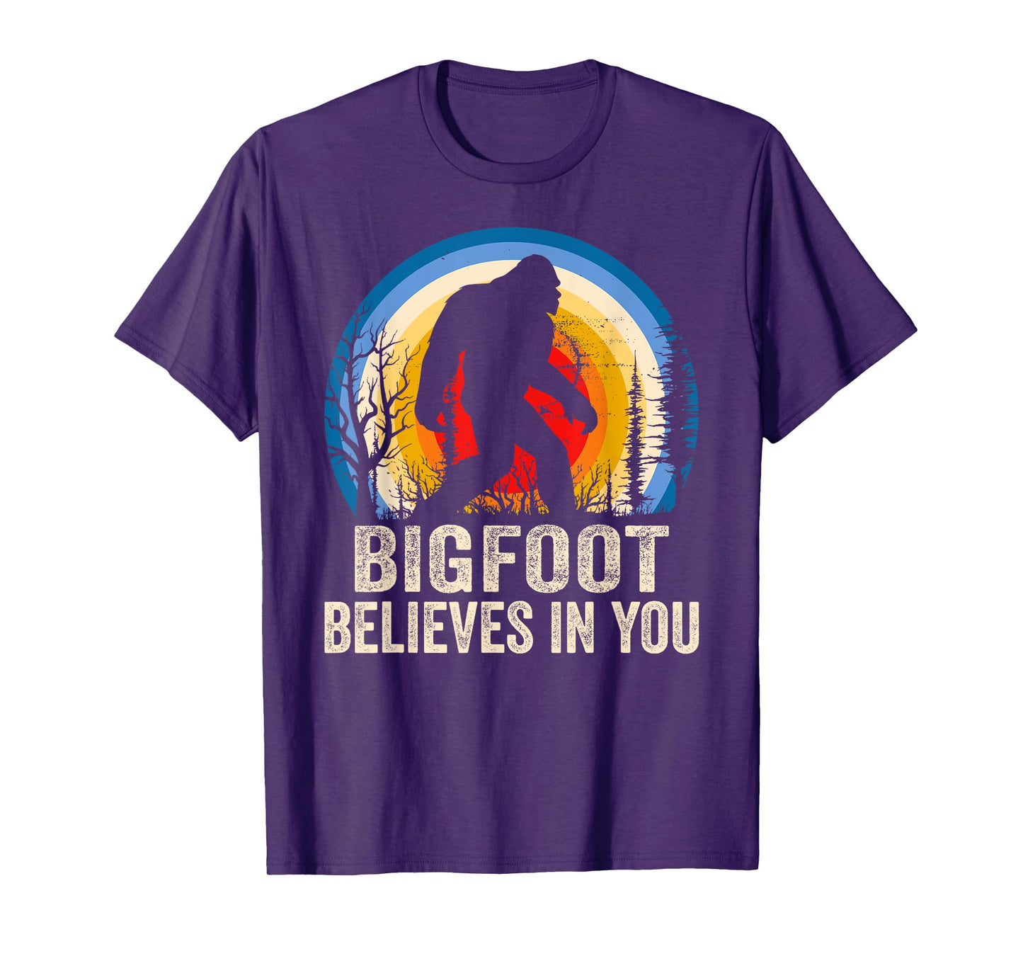 Bigfoot Believes in You Funny Bigfoot Believer T-Shirt