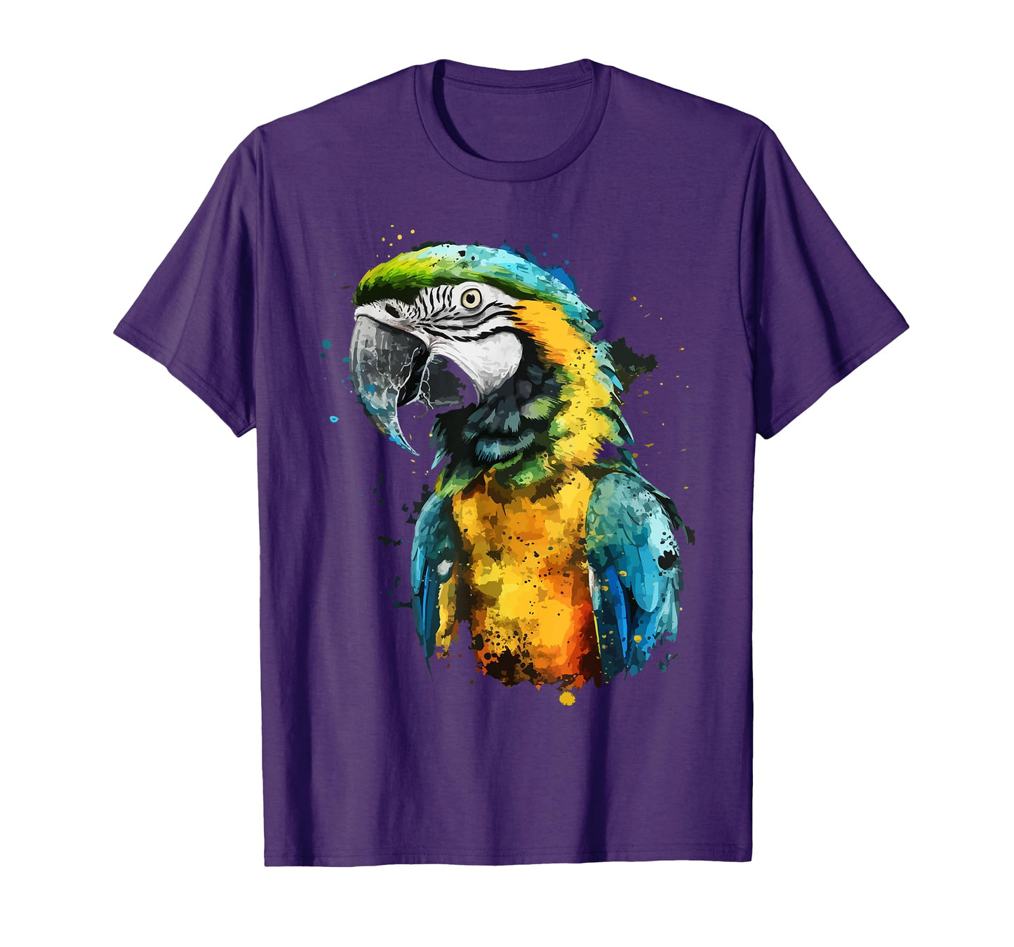 Colorful Parrot Watercolor T-Shirt