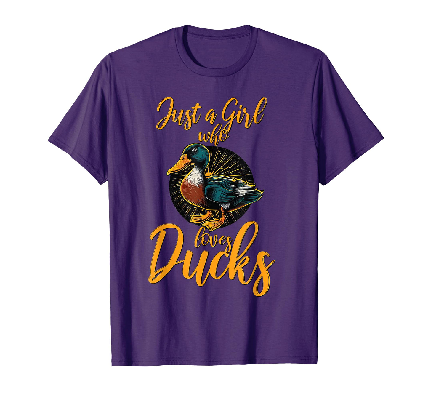 Just A Girl Who Loves Ducks - Duck T-Shirt