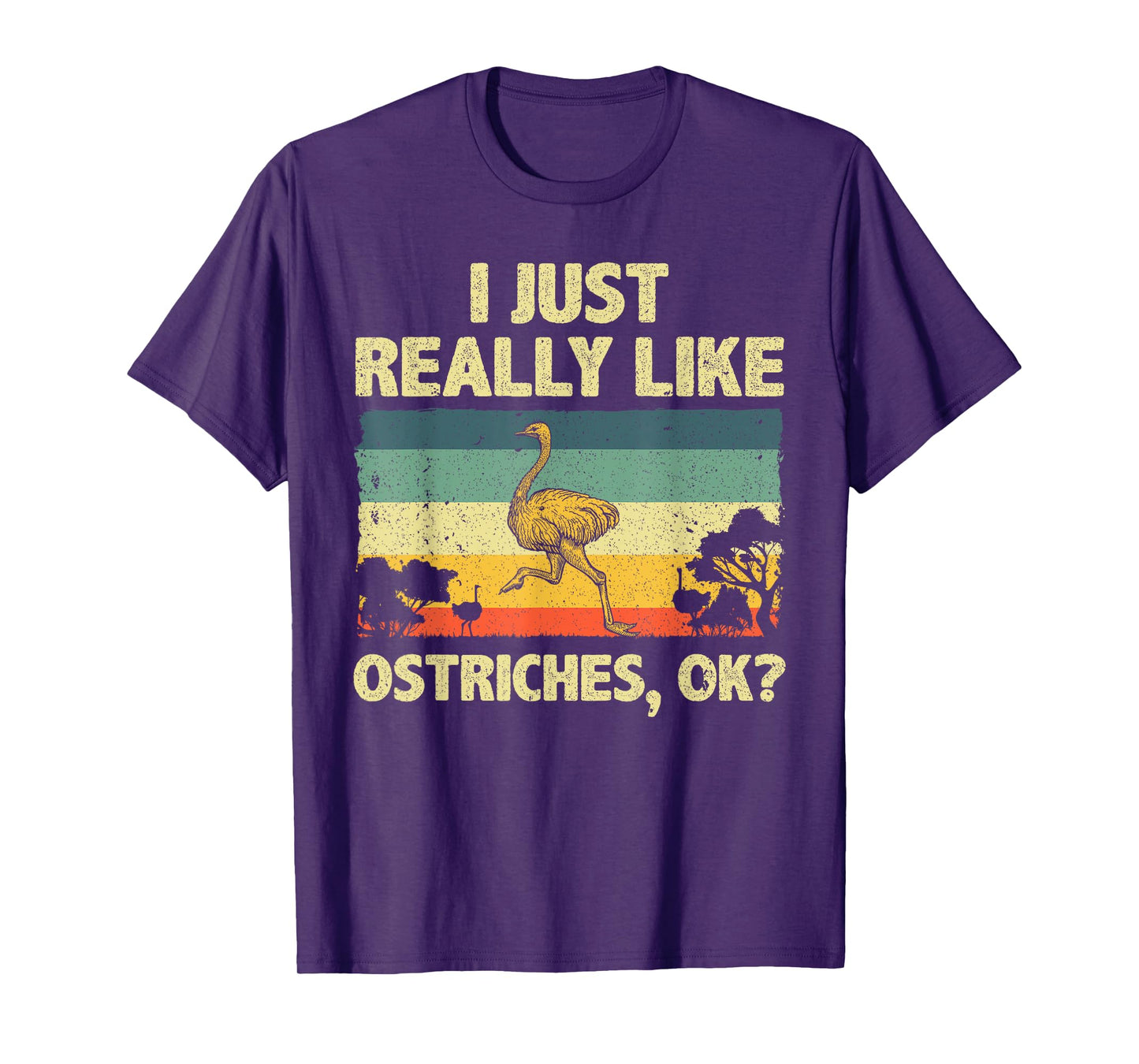 Funny Ostrich Design For Men Women Kids Ostrich Animal Lover T-Shirt