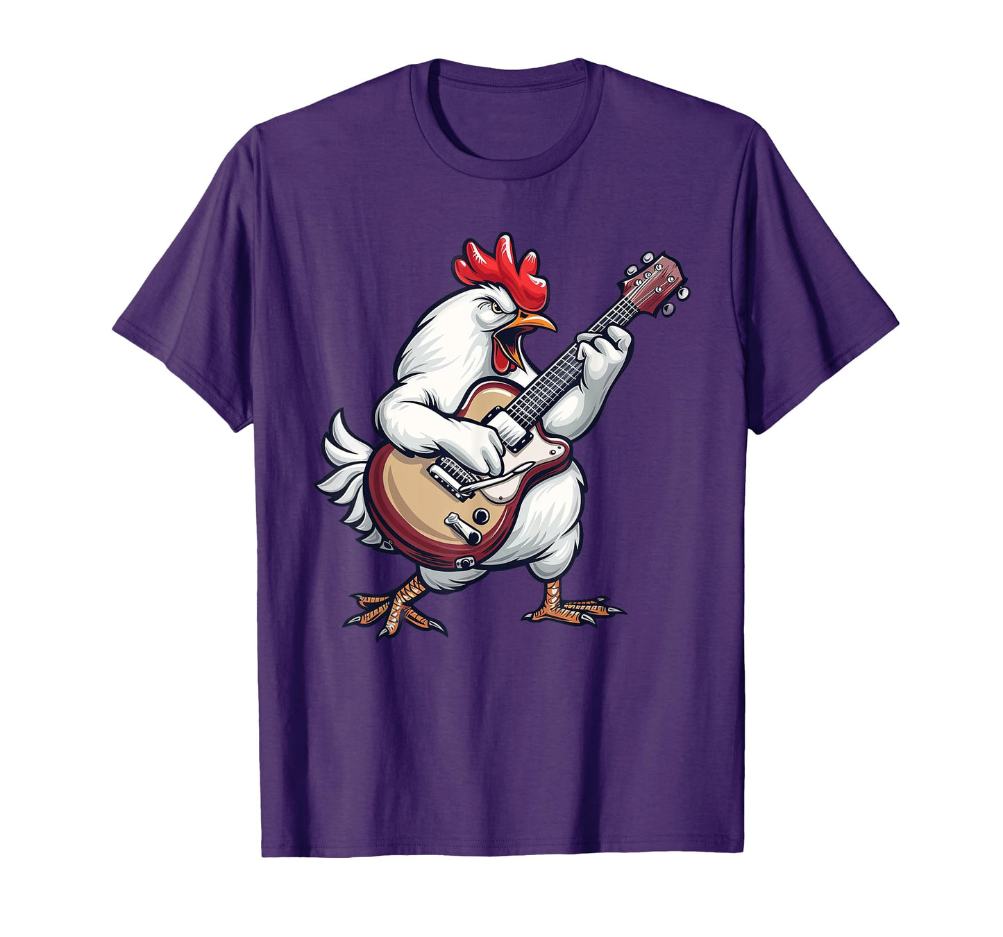 Serama Chicken Playing The Guitar T-Shirt