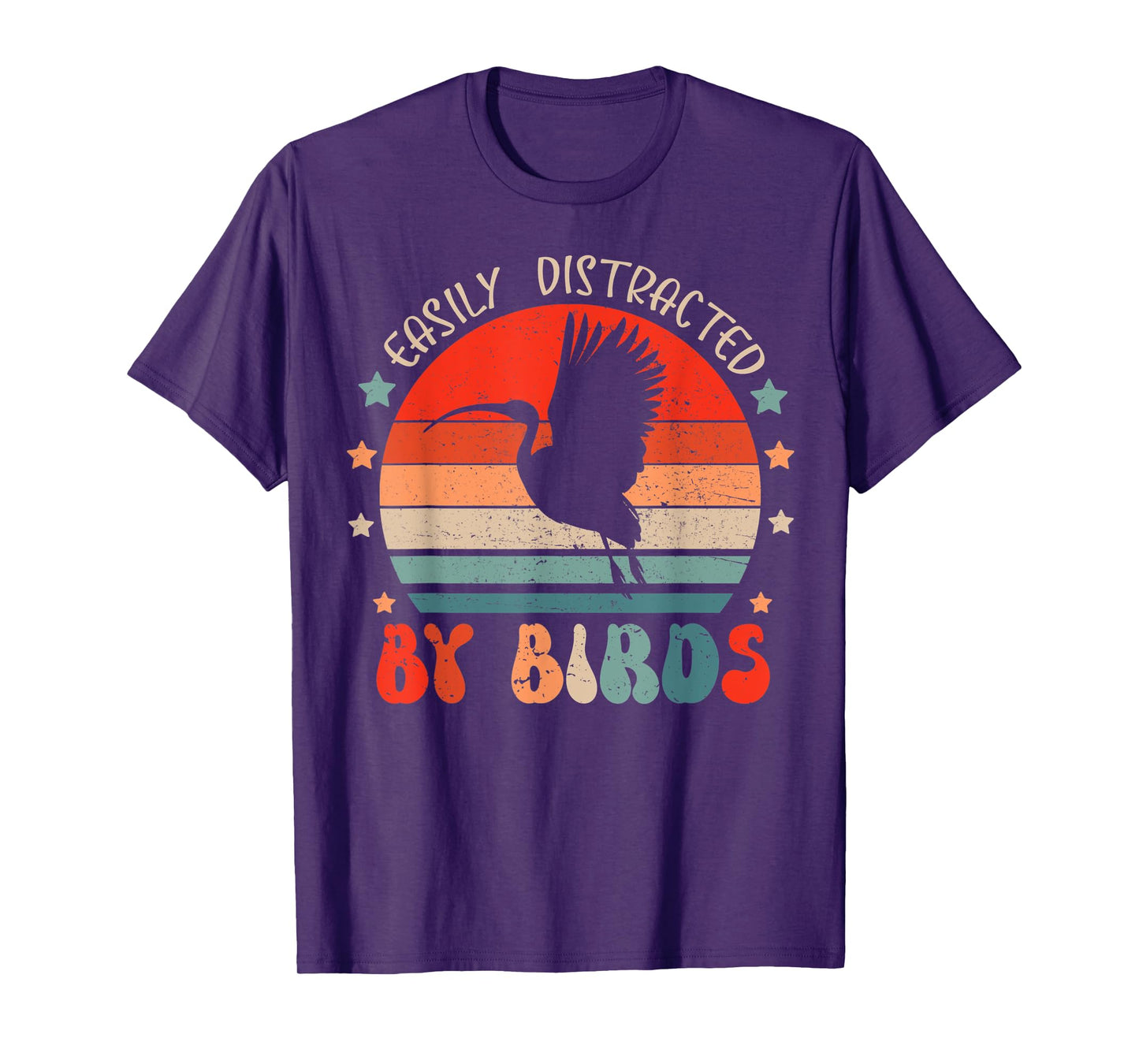 Ibis Lover Shirt Easily Distracted By Birds For Youth & Kids T-Shirt