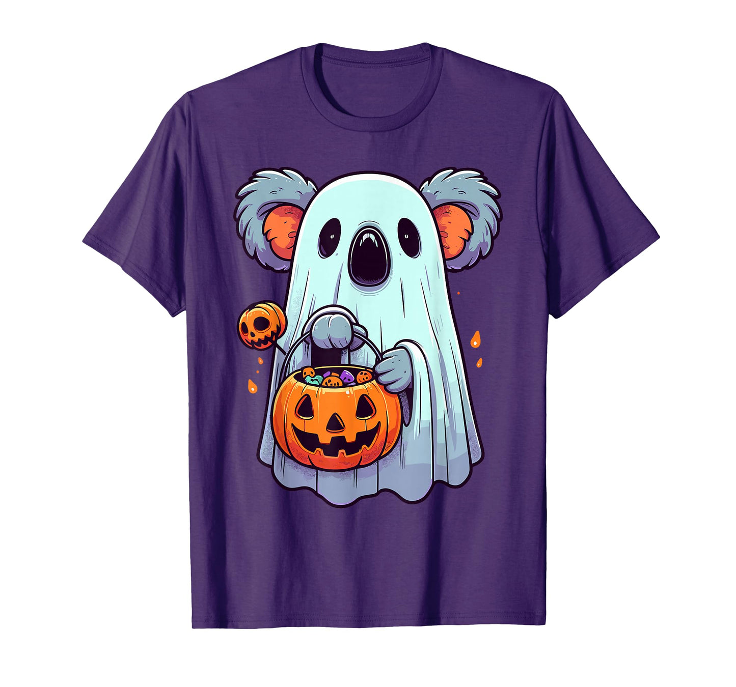 Halloween Koala Costume Ghost Animal Boo Spooky T-Shirt