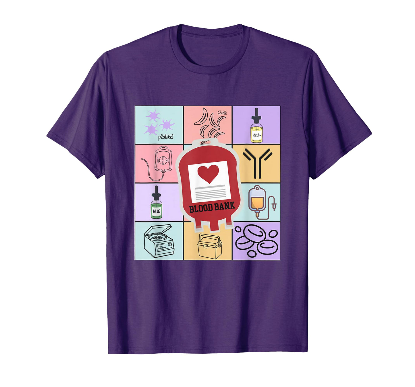 Blood Bank Tech Laboratory Blood Transfusion Blood Banker T-Shirt