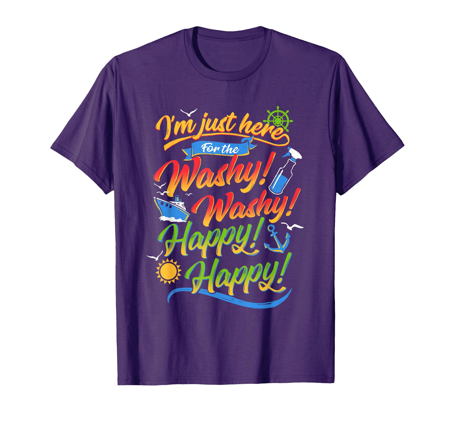 Washy Funny Family Cruise Ship Vacation Cruising 2020 Trip T-Shirt