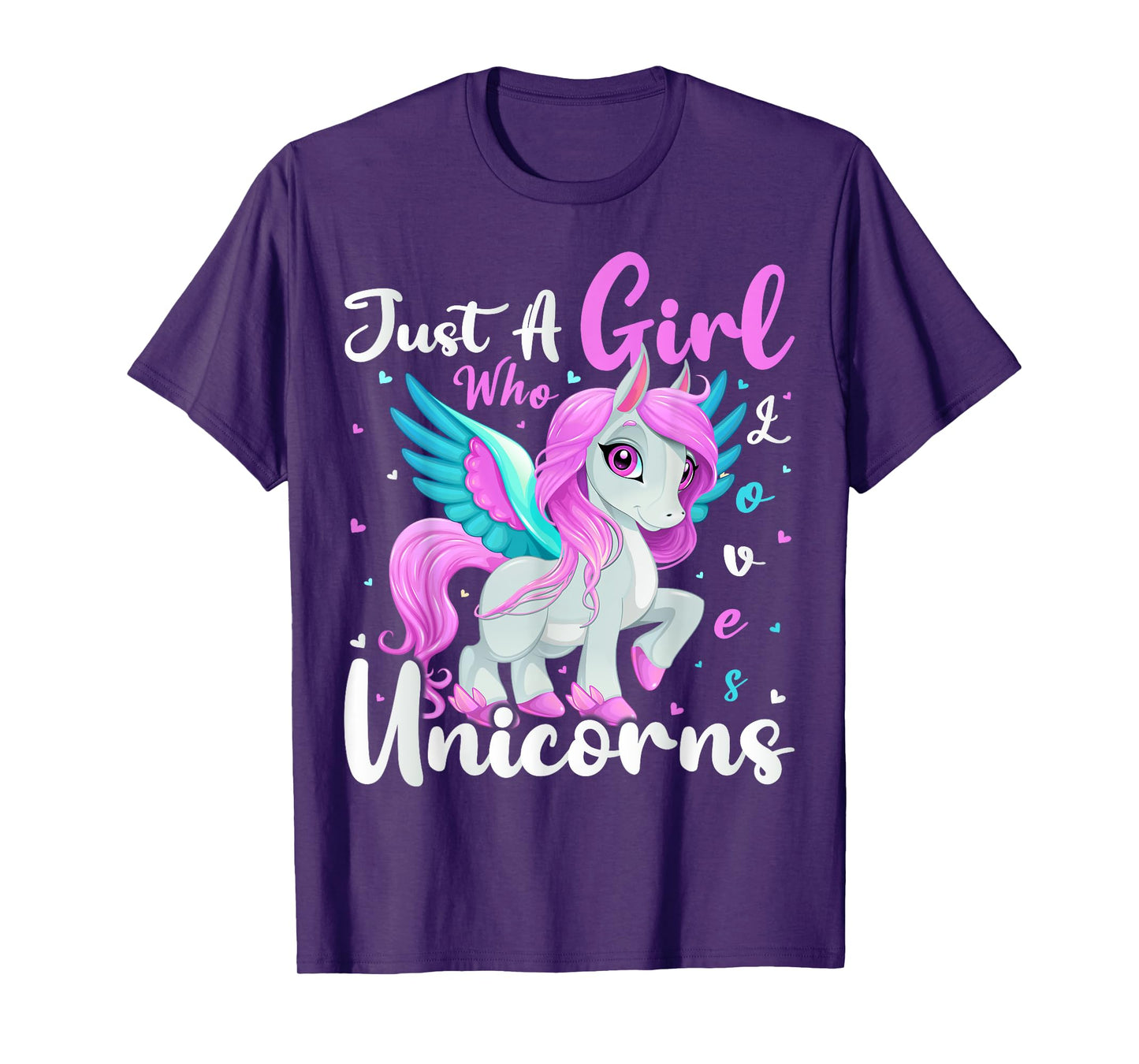Unicorn Lover Just A Girl Who Loves Unicorns T-Shirt