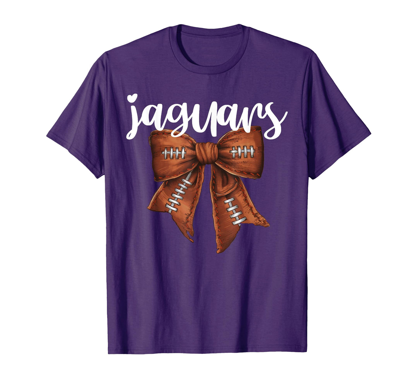 Jaguars Football Bow School Spirit Team Mascot Game Night T-Shirt