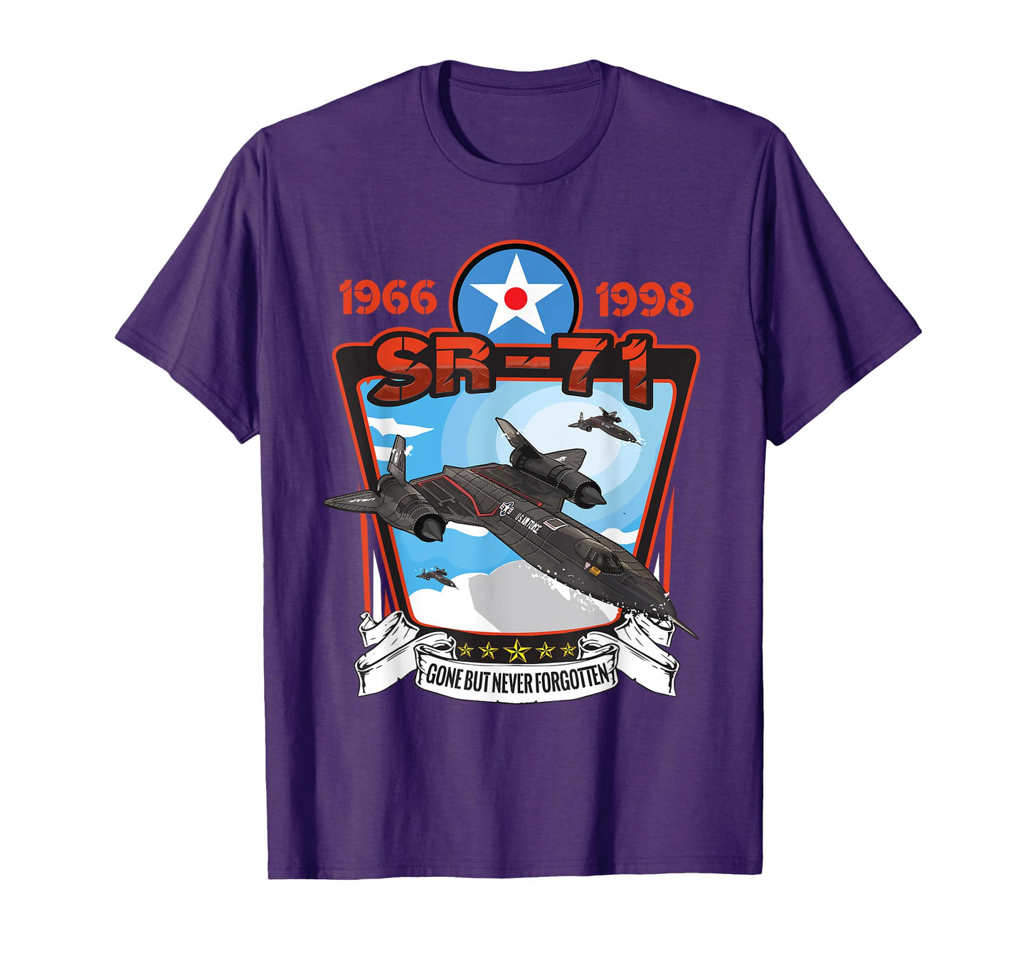 American Reconnaissance Aircraft SR71 Blackbird T-Shirt