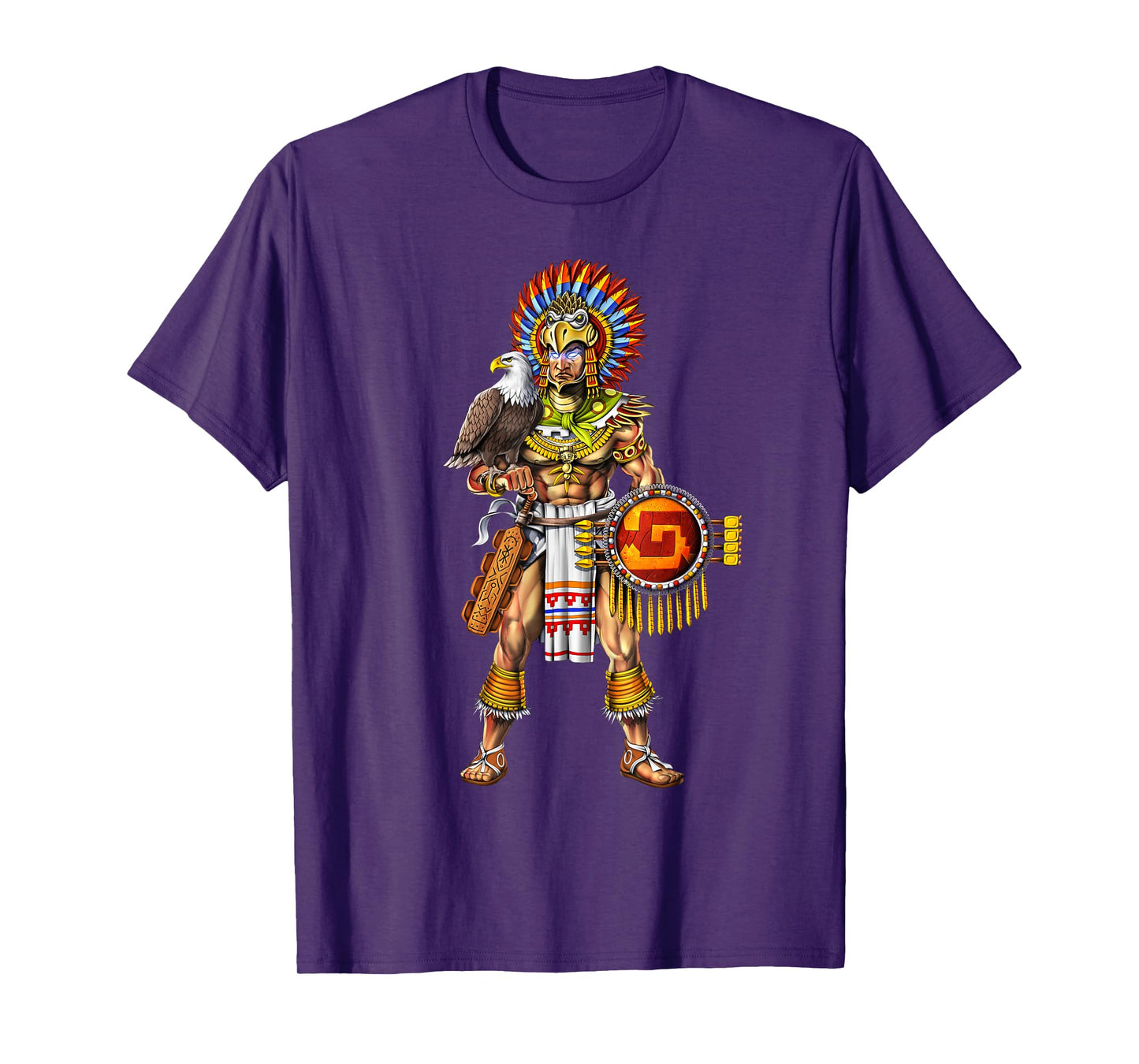 Aztec Eagle Warrior Ancient Mayan T-Shirt