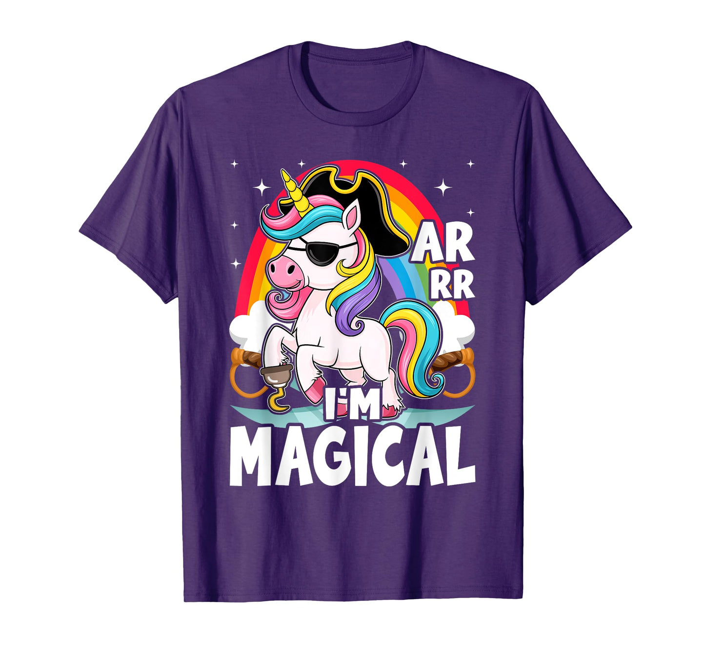 I'm Magical Caribbean Buccaneer Toddler Girl Unicorn Pirate T-Shirt